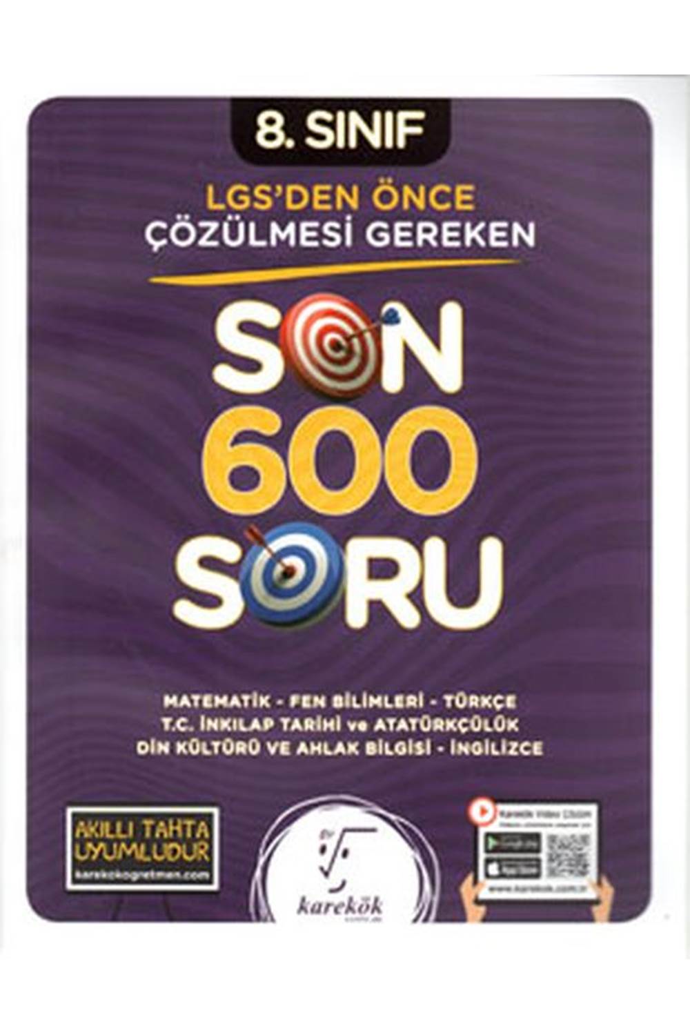Karekök 8.Sınıf LGS Öncesi Çözülmesi Gereken Son 600 Soru Yeni