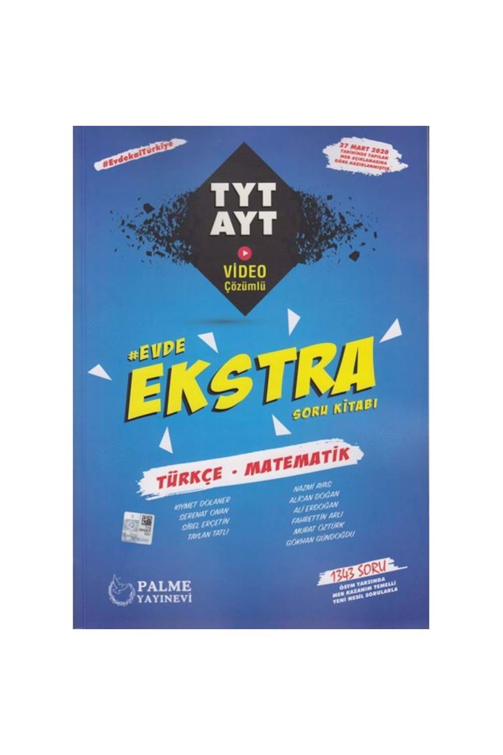PALME YKS TYT AYT EKSTRA TÜRKÇE-MATEMATİK SORU KİTABI