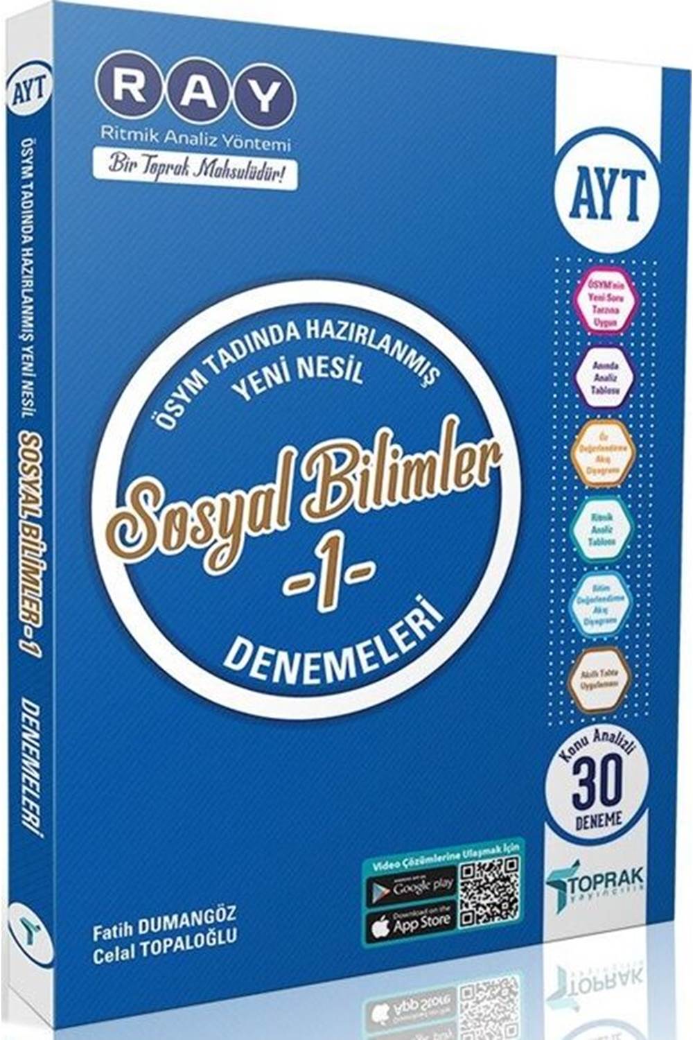 TOPRAK AYT SOSYAL BİLİMLER-1 DENEME KİTABI
