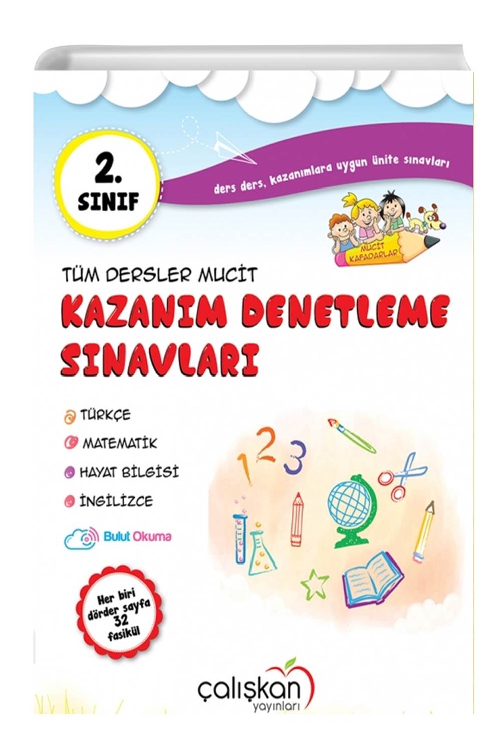 2. Sınıf Tüm Dersler Mucit Kazanım Denetleme Sınavları Çalışkan Yayınları