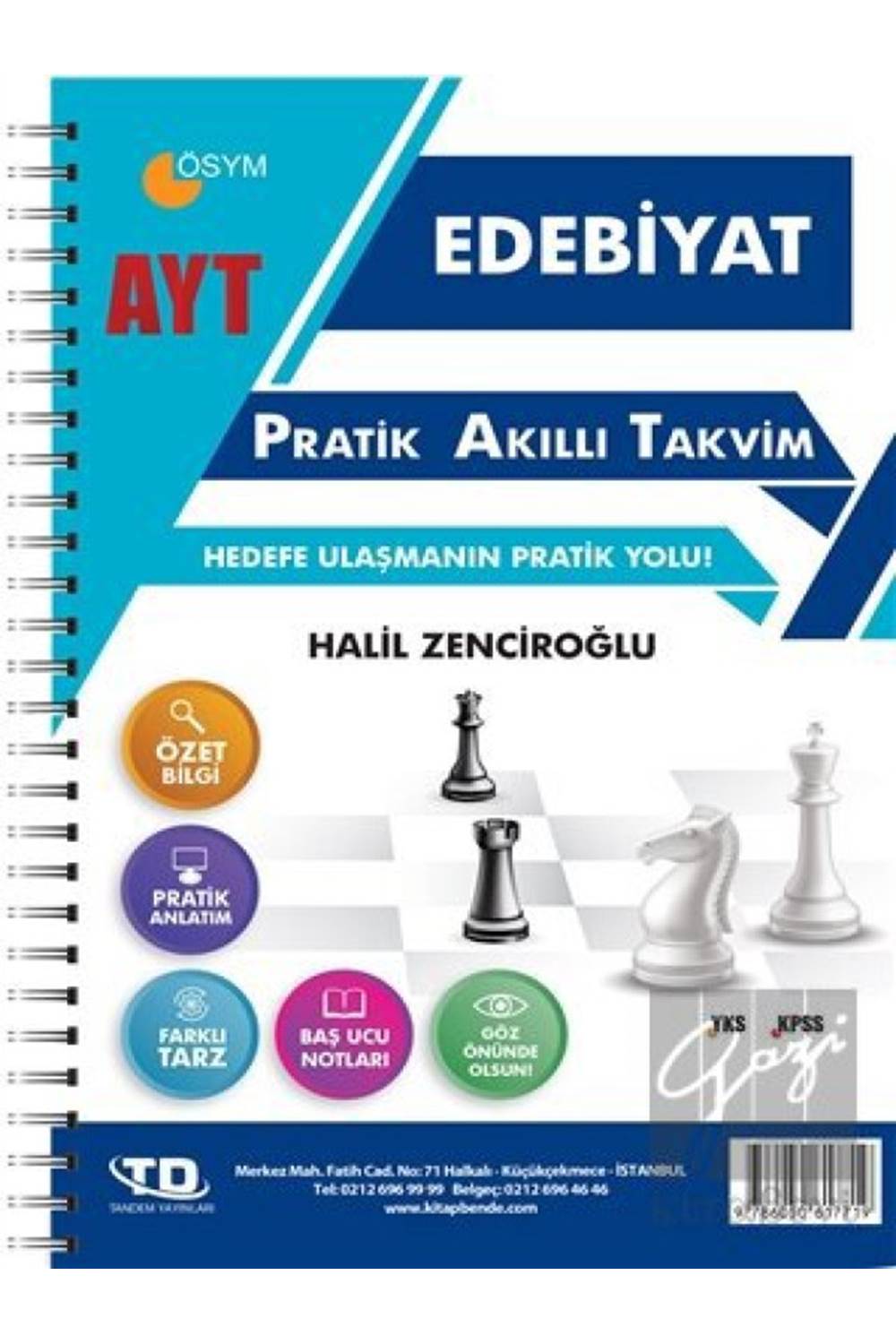 Tandem Yay. Ayt Edebiyat Pratik Akıllı Takvim