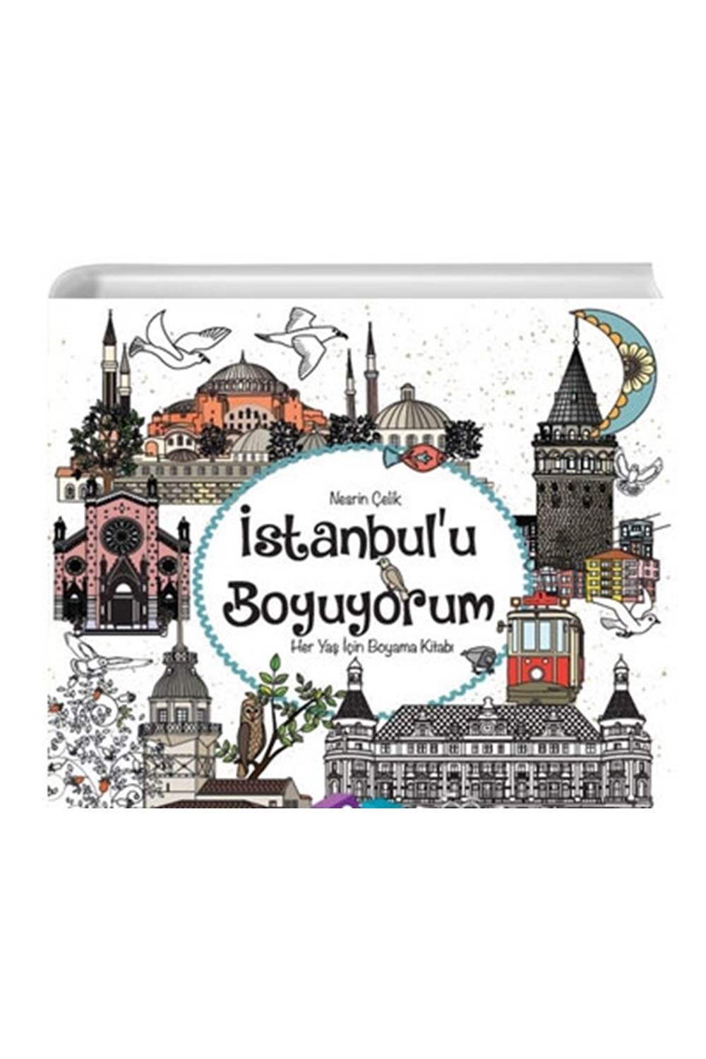 İstanbulu Boyuyorum Her Yaş İçin Boyama Kitabı