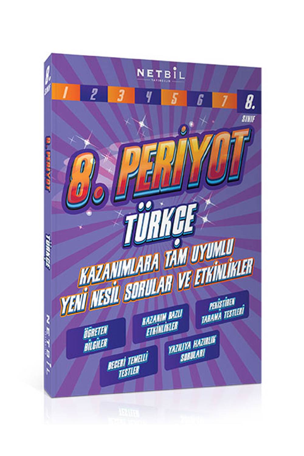 Netbil Yayıncılık 8. Sınıf LGS Periyot Türkçe Etkinlikli Soru Bankası