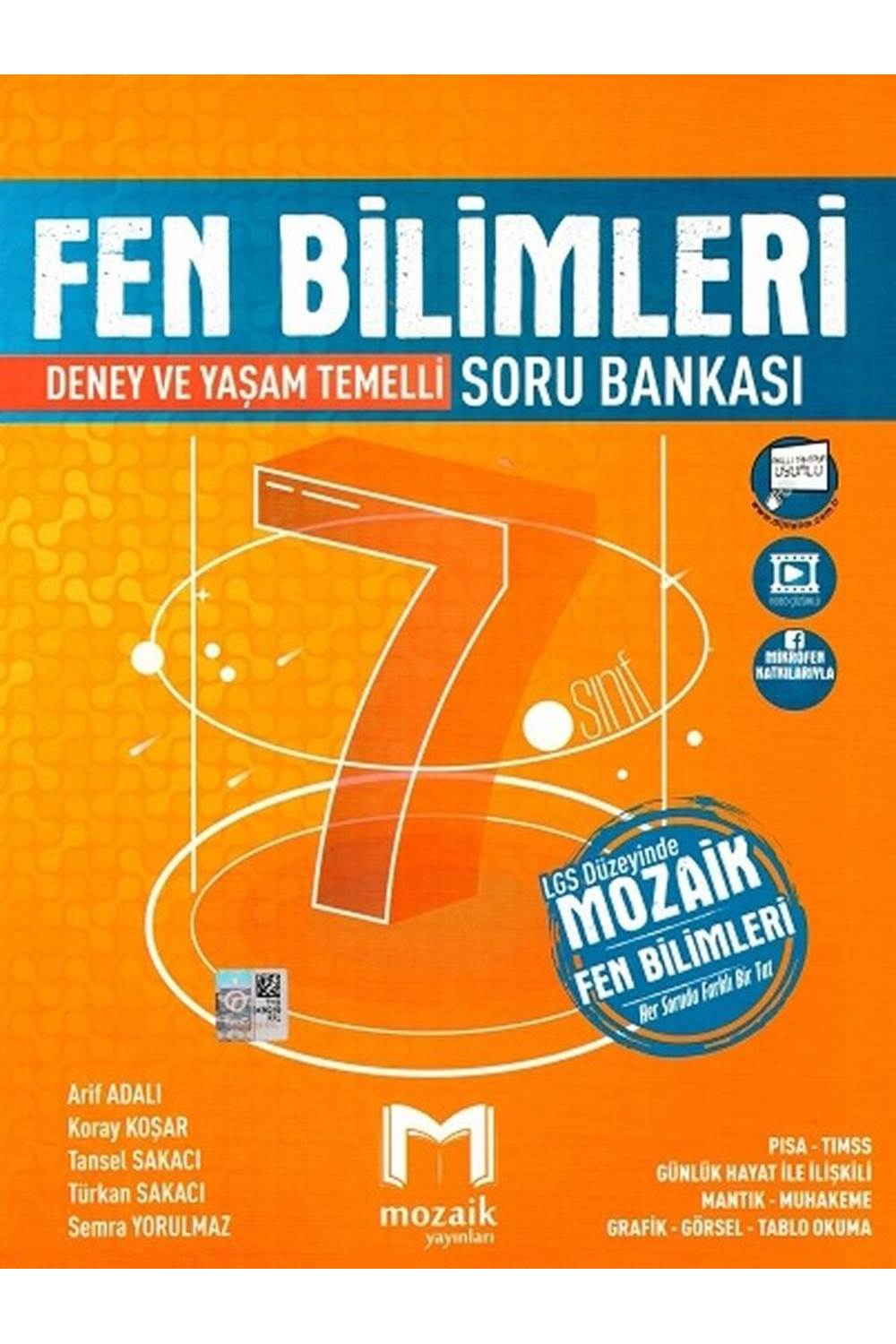 Mozaik Yayınları 7. Sınıf Fen Bilimleri Soru Bankası