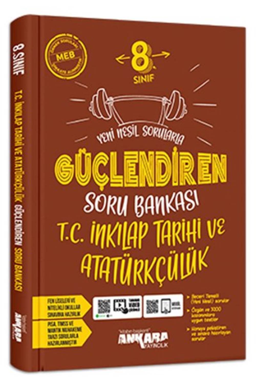ANKARA 8.SINIF T.C İNKILAP TAR. VE ATATÜRKÇÜLÜK SORU SORU BANKASI