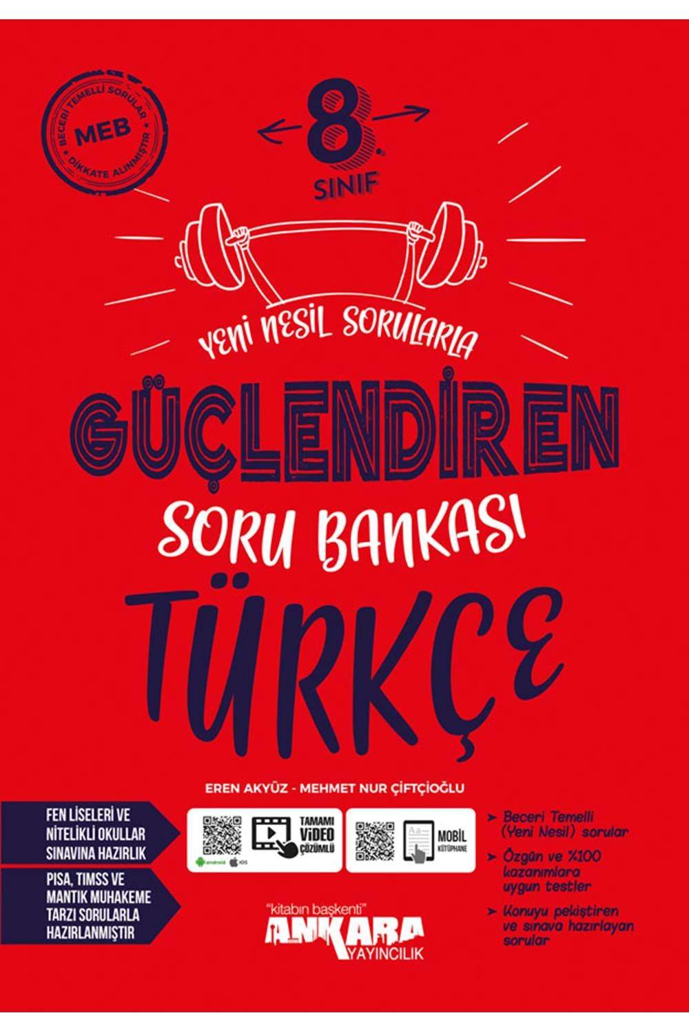 8. sınıf Güçlendiren Türkçe Soru Bankası Ankara Yayıncılık