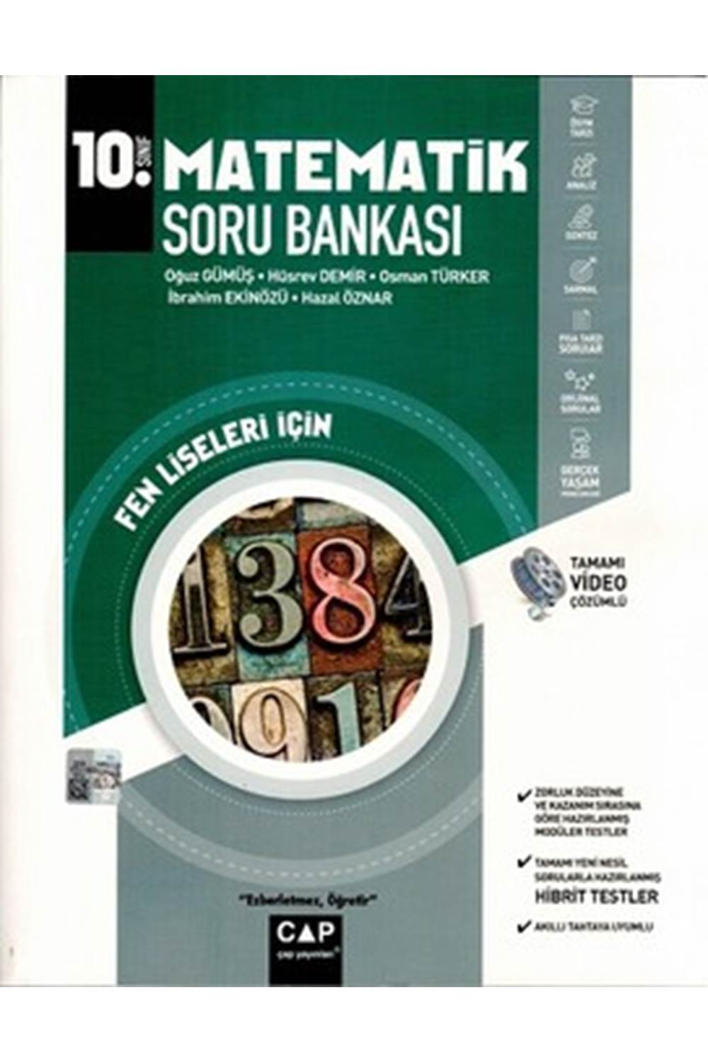 Çap Yayınları 10. Sınıf Matematik Fen Lisesi Soru Bankası