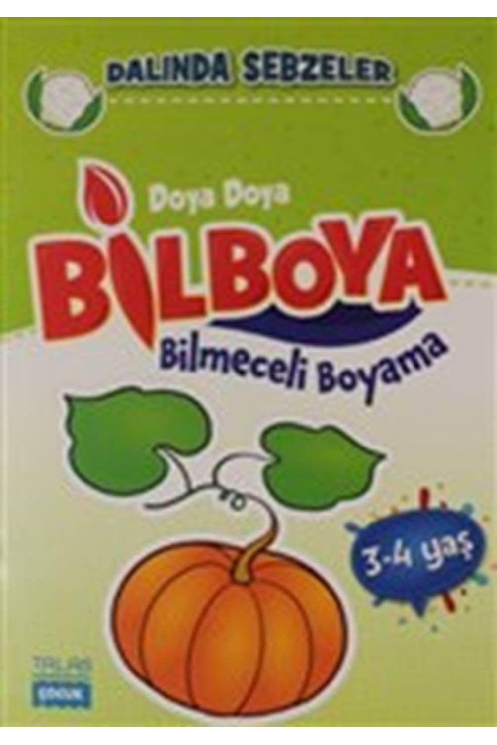 Doya Doya Bil Boya - Bilmeceli Boyama - Dalında Sebzeler - 3-4 Yaş