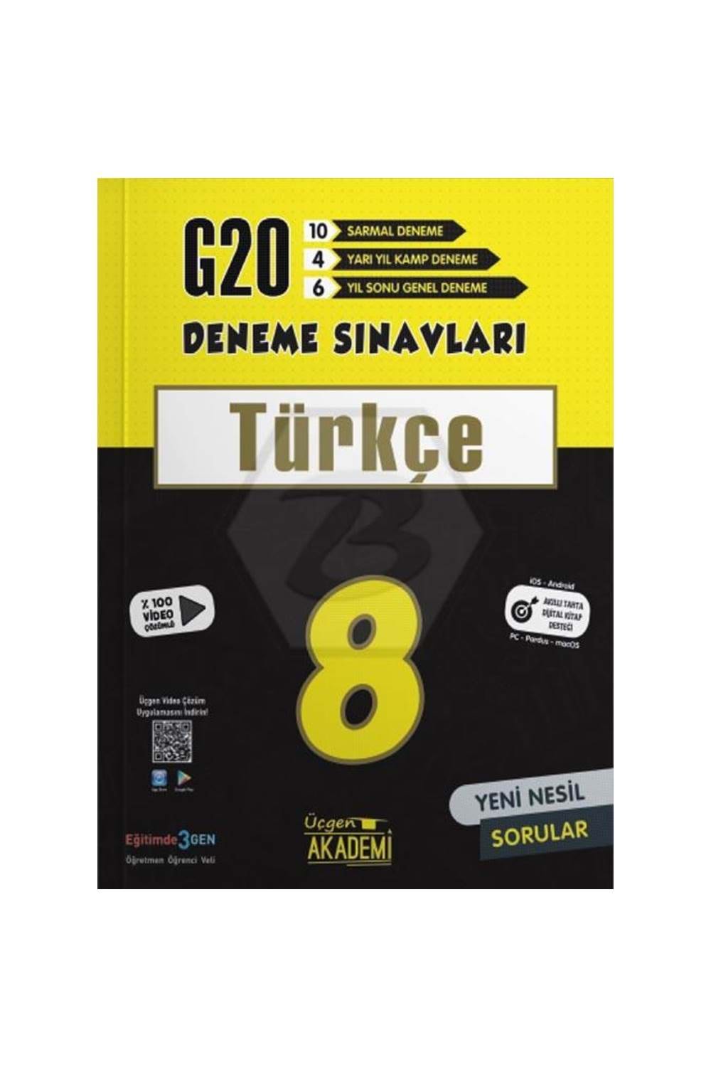 Üçgen Yayıncılık LGS 8. Sınıf Türkçe 20`li Deneme Sınavı