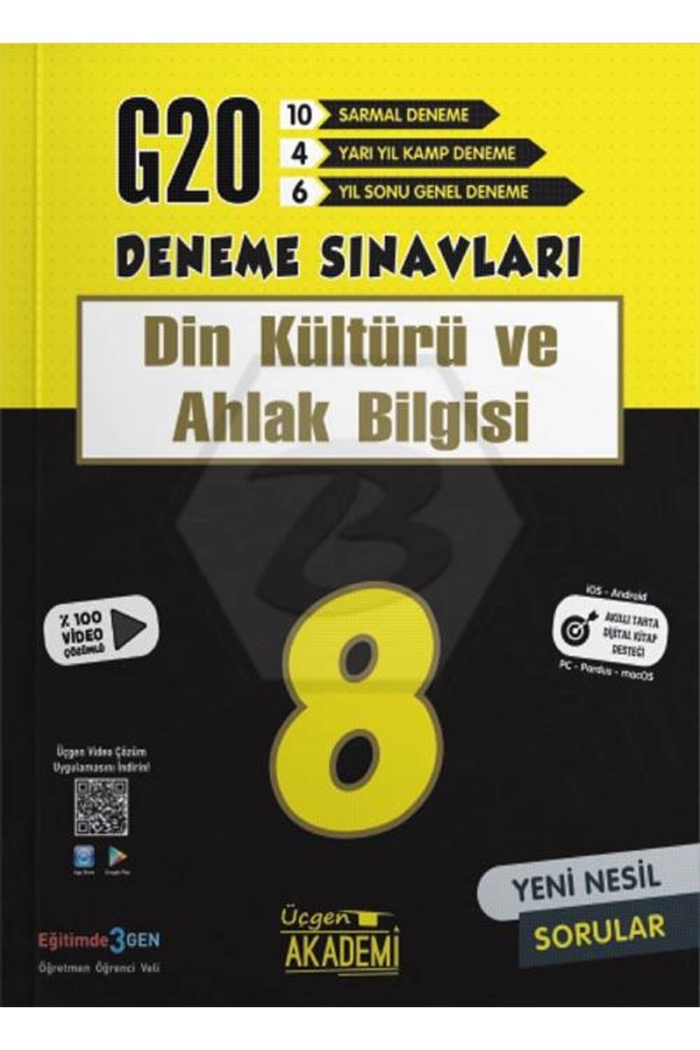 ÜÇGEN 8. Sınıf DİN KÜLTÜRÜ ve AHLAK BİLGİSİ - 20'li Deneme Sınavları