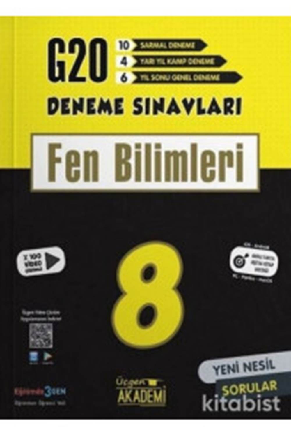 Üçgen Yayıncılık LGS 8. Sınıf Fen Bilimleri 20`li Deneme Sınavı