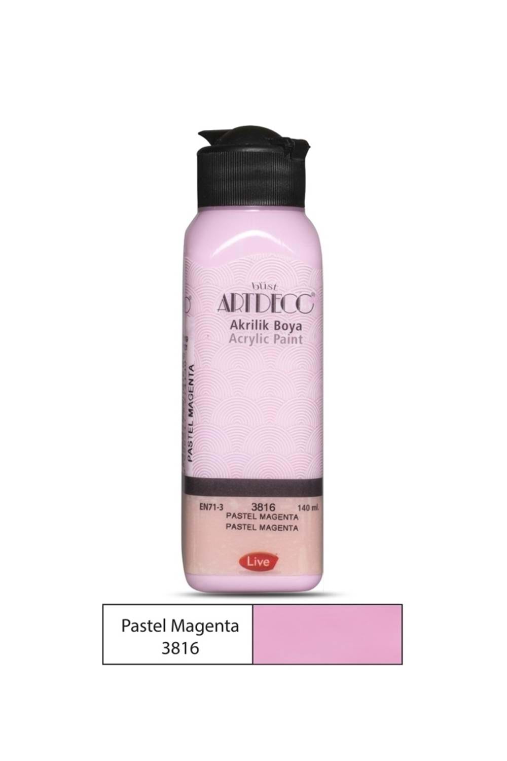 ARTDECO PAST.AKRİLİK BOYA 140 ML P.MAGENTA
