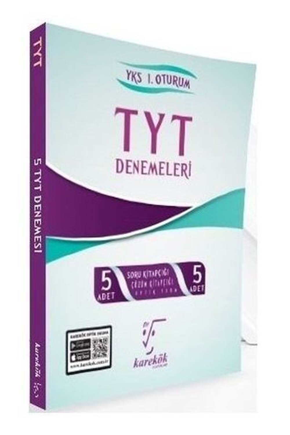 Karekök YKS TYT 5 Deneme Çözümlü Yeni