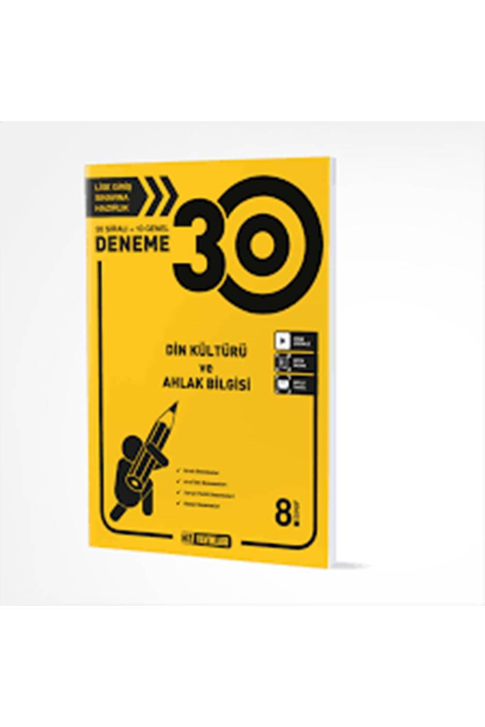HIZ 8. SINIF DİN KÜLTÜRÜ VE AHLAK BİLGİSİ DENEME 30 LU