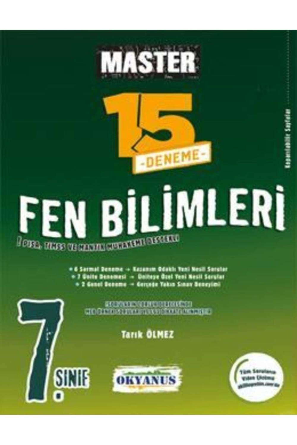 Okyanus 7. Sınıf Master 15 Fen Bilimleri Denemesi