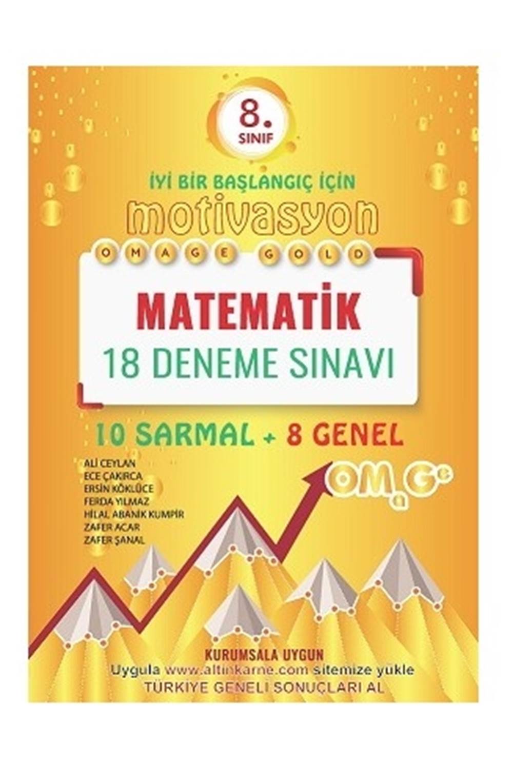Omage Yayınları 8. Sınıf Matematik Gold 18 Deneme