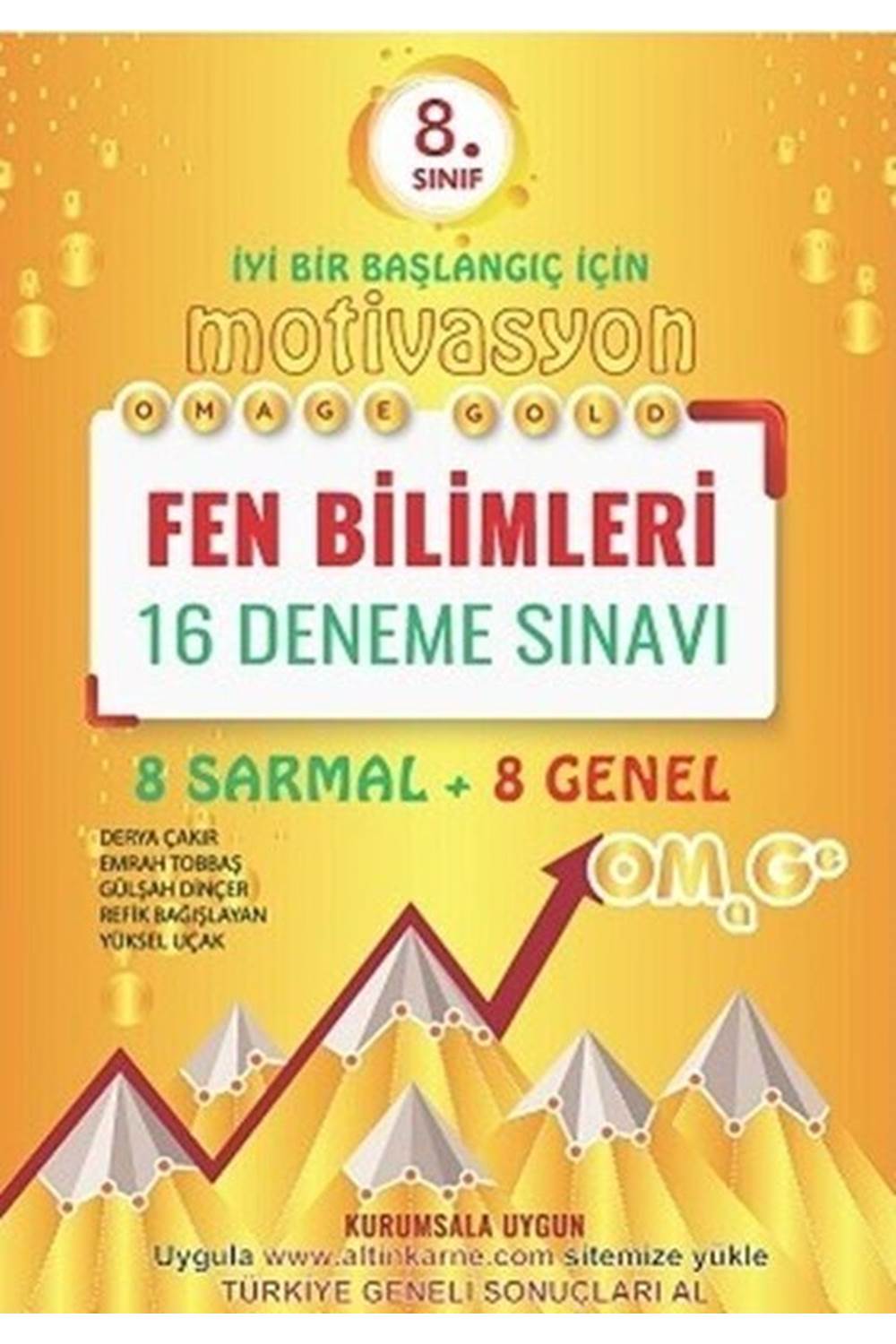 Omage Yayınları 8. Sınıf Fen Bilimleri Gold 16 Deneme