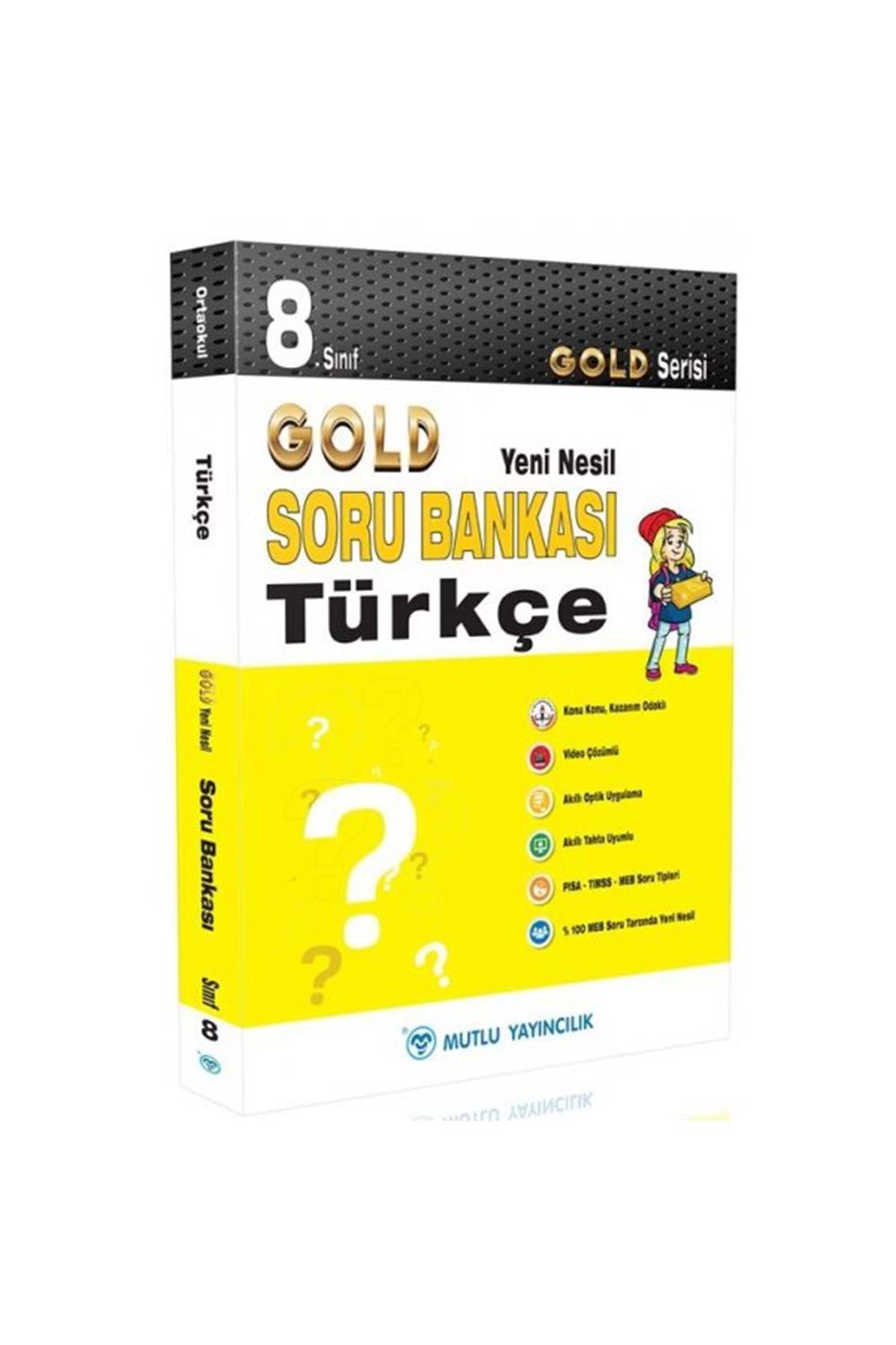 Mutlu Yayıncılık 8. Sınıf Gold Yeni Nesil Türkçe Soru Bankası