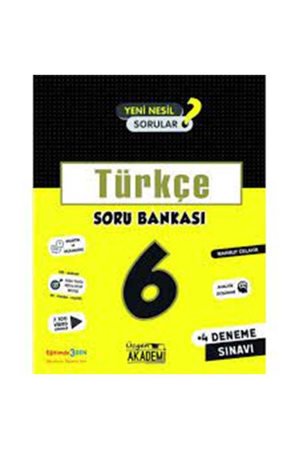 ÜÇGEN 6. Sınıf TÜRKÇE - Soru Bankası