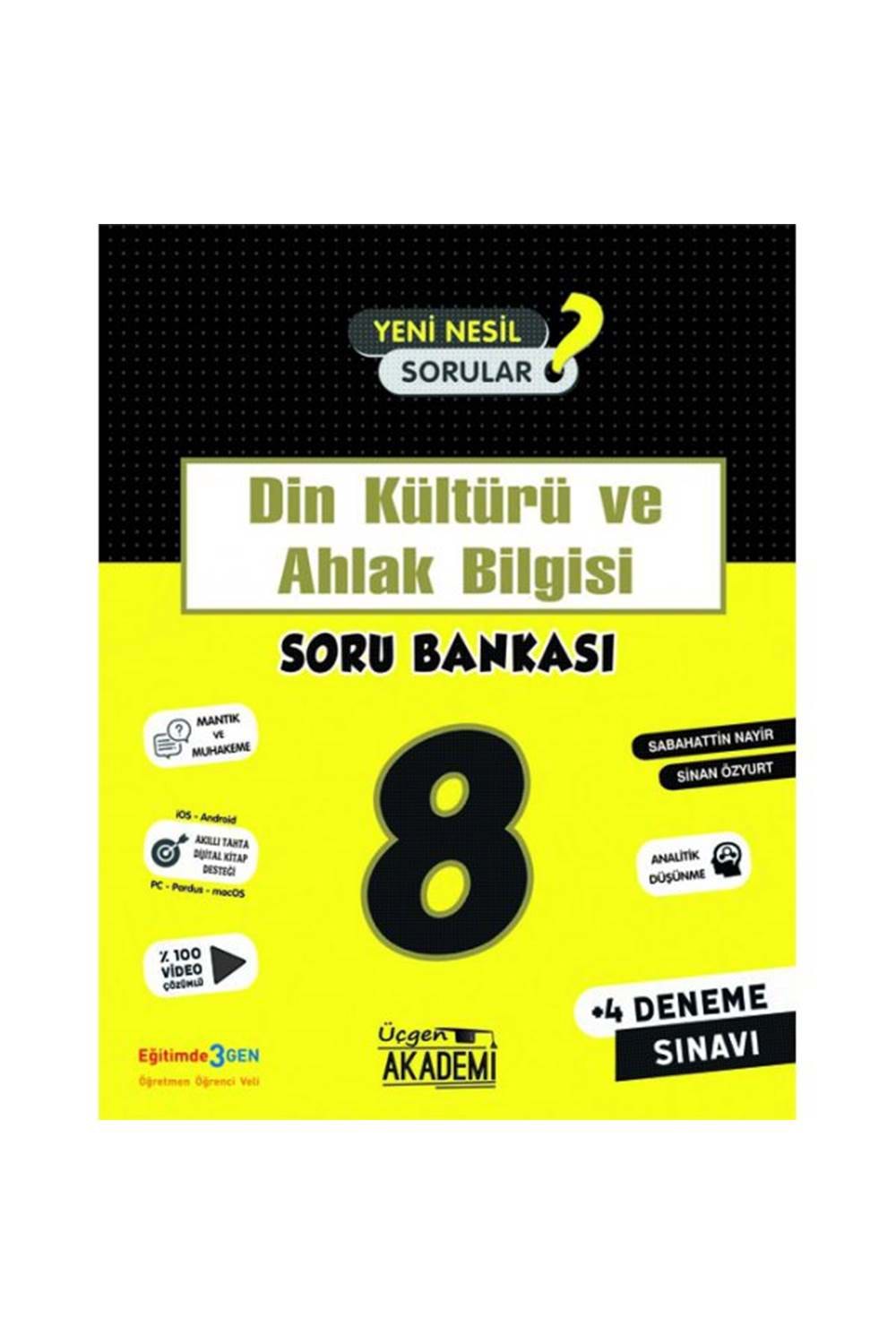 ÜÇGEN 8. Sınıf DİN KÜLTÜRÜ ve AHLAK BİLGİSİ - Soru Bankası