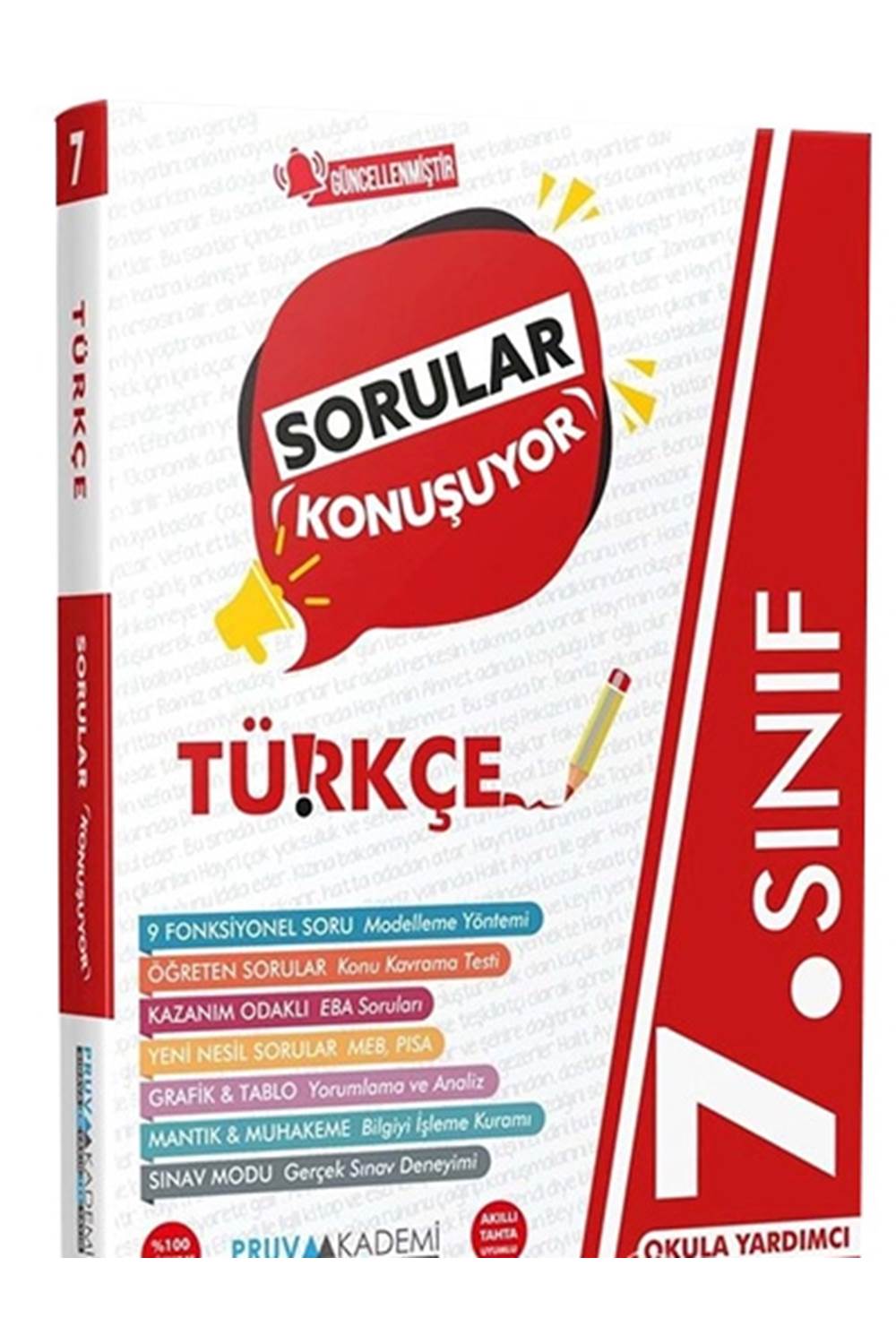 PRUVA 7. SINIF SORULAR KONUŞUYOR TÜRKÇE