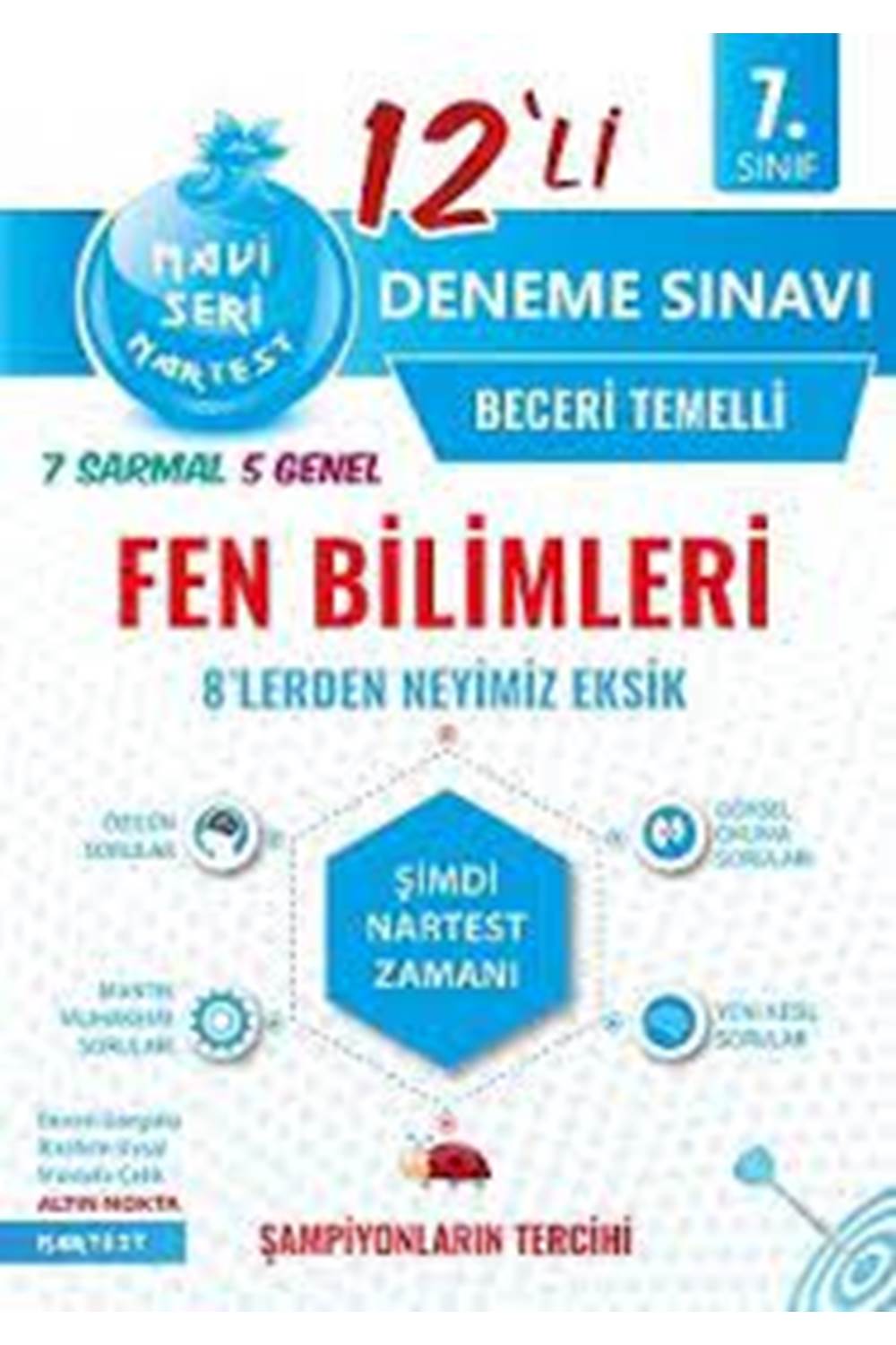 Nartest Yayınevi 7. Sınıf Fen Bilimleri Nar Tanesi 12`li Deneme Sınavı