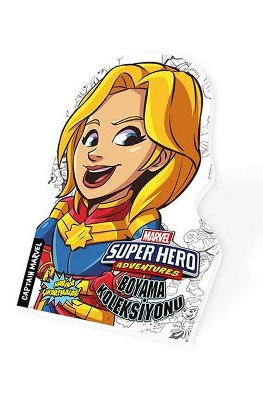 Captan Marvel Marvel Süper Kahramanlar Boyama Koleksiyonu