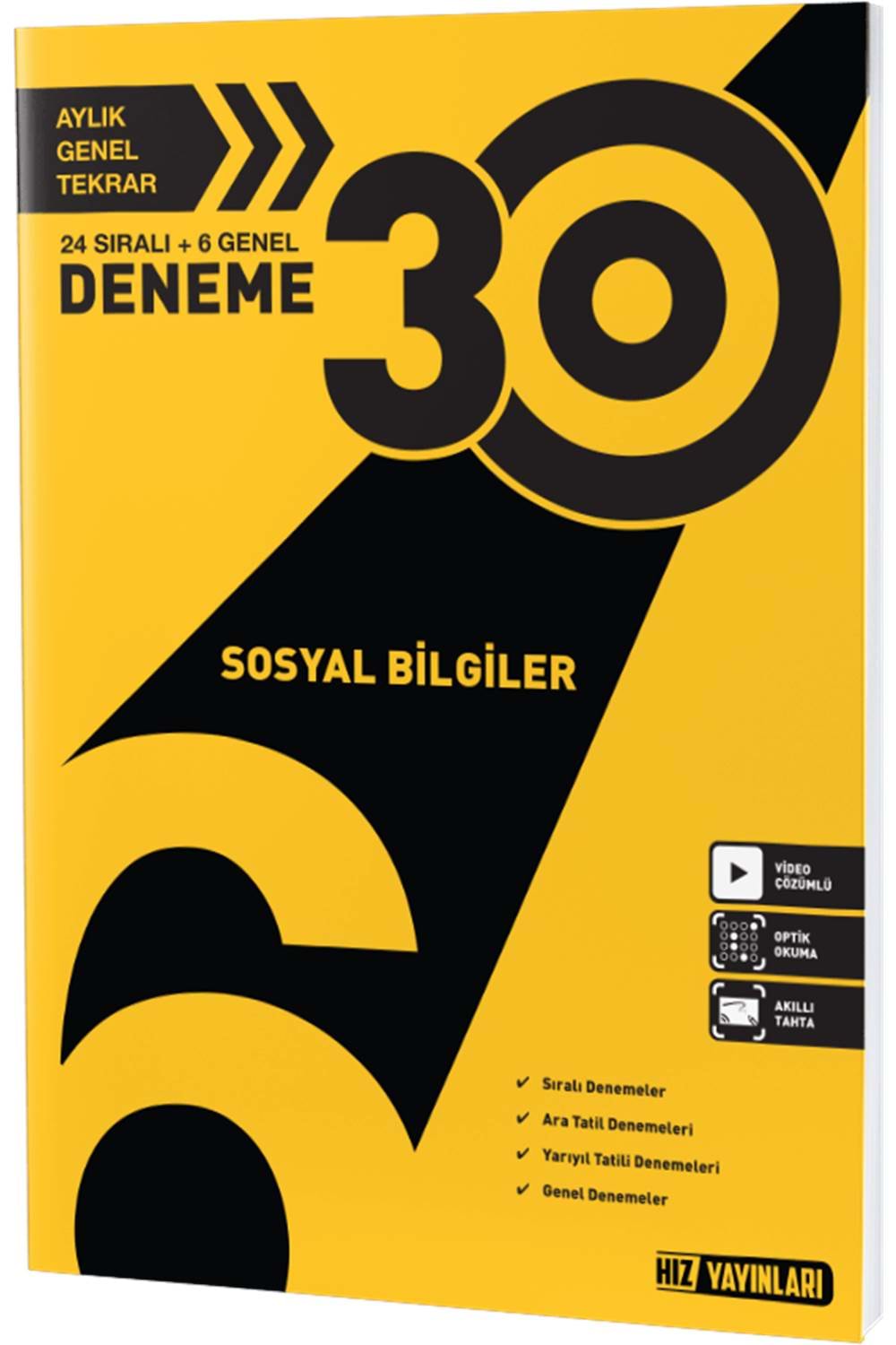 HIZ 6. SINIF SOSYAL BİLGİLER DENEME 30 LU