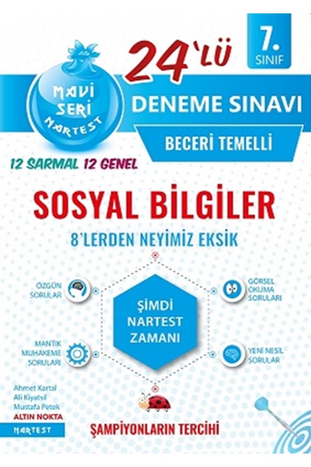 Nartest Yayınevi 7. Sınıf Sosyal Bilgiler Nar Tanesi 24 lü Deneme Sınavı