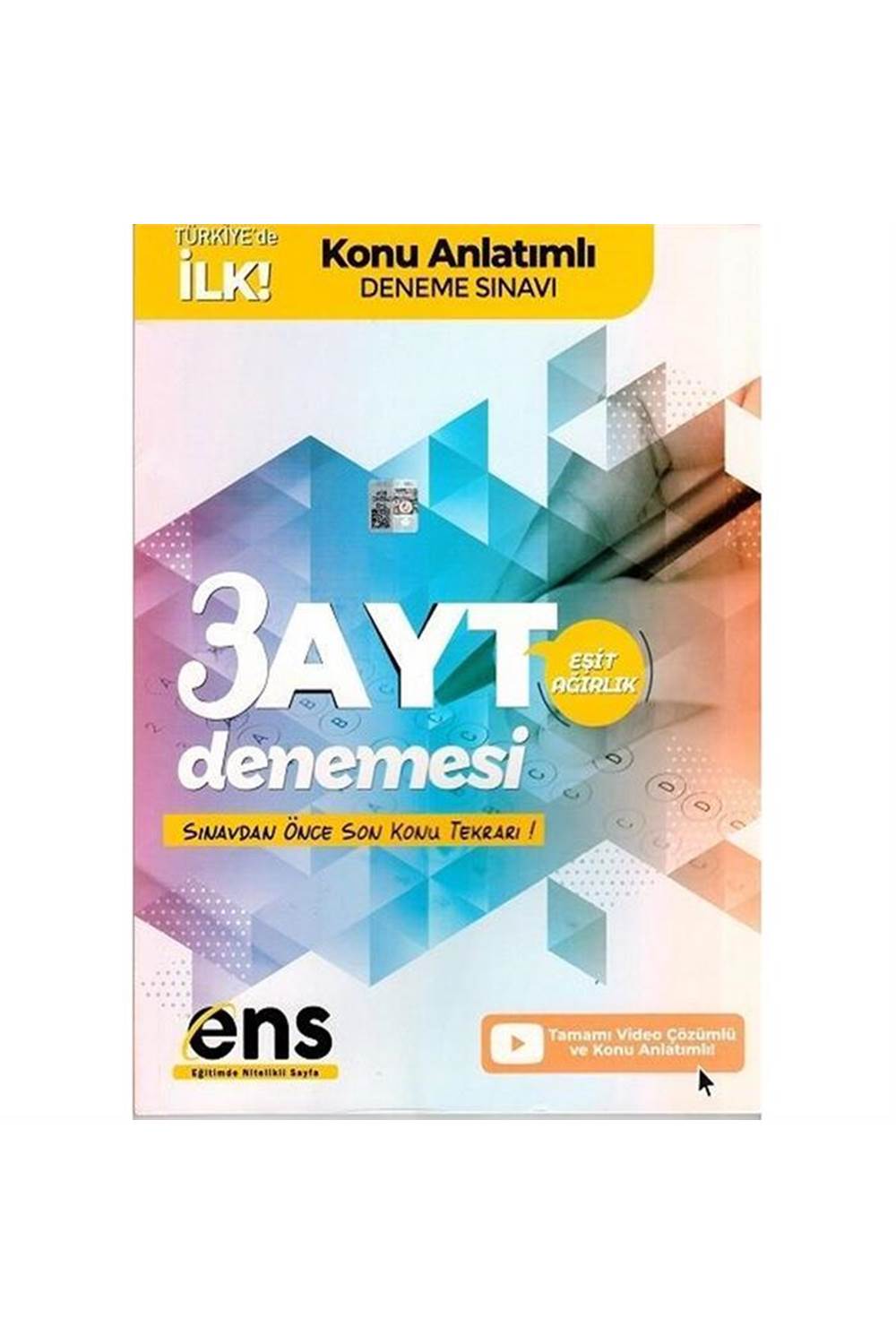 ENS Yayıncılık AYT Eşit Ağırlık 3 lü Konu Anlatımlı Deneme
