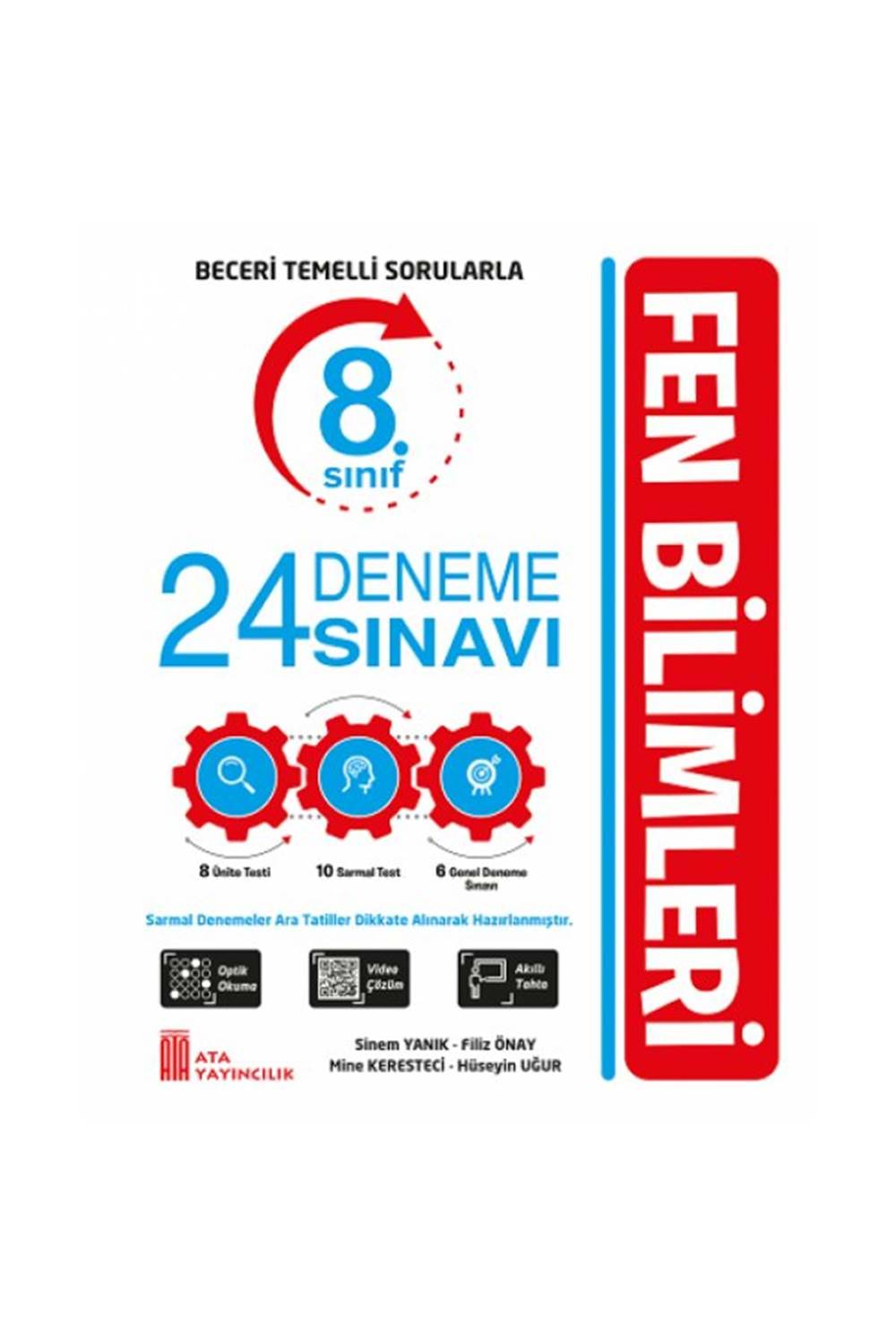 Ata Yayıncılık 8. Sınıf Fen Bilimleri 24 Deneme Sınavı