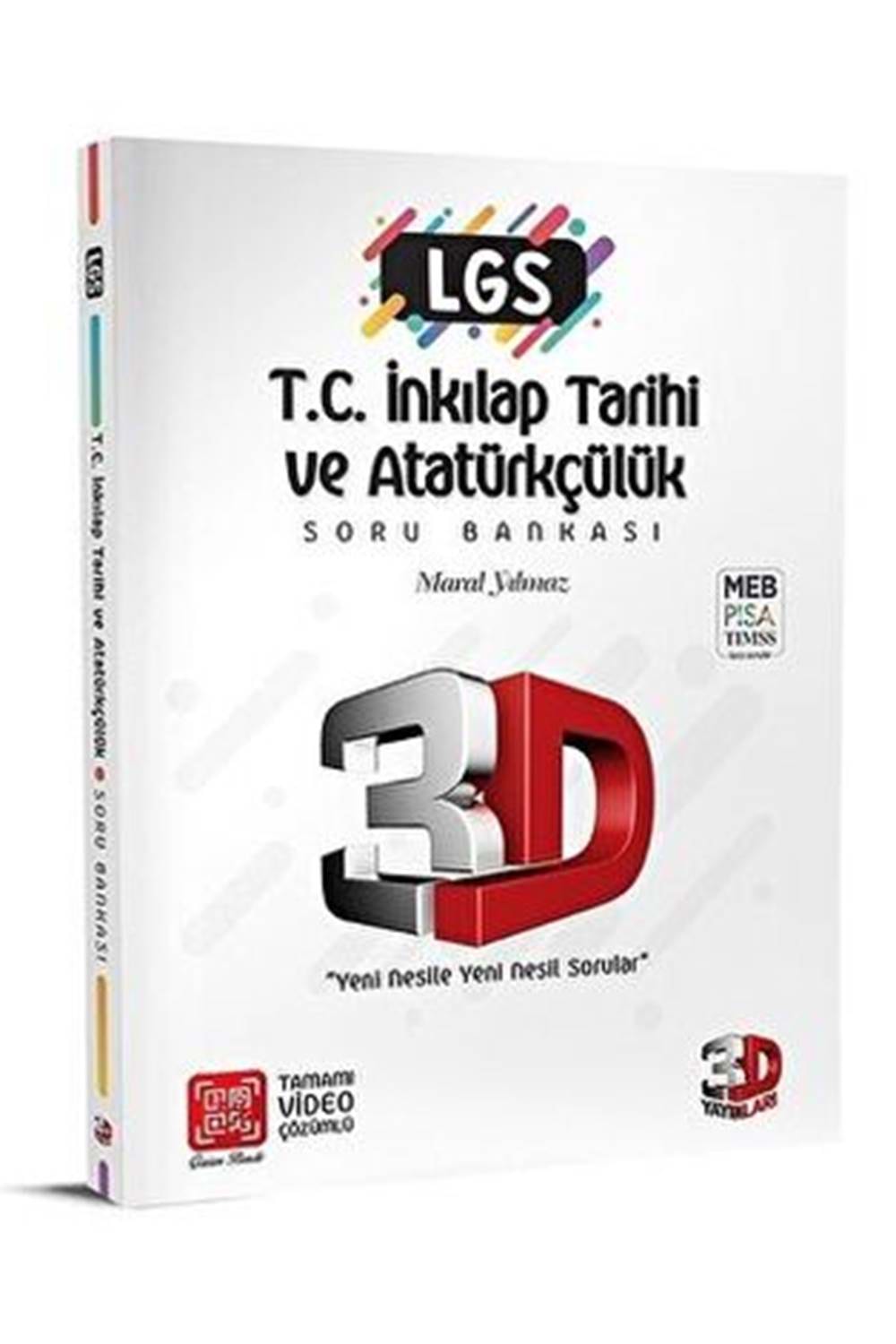 3D Yayınları LGS T.C. İnkılap Tarihi ve Atatürkçülük Soru Bankası Tamamı Video Çözümlü