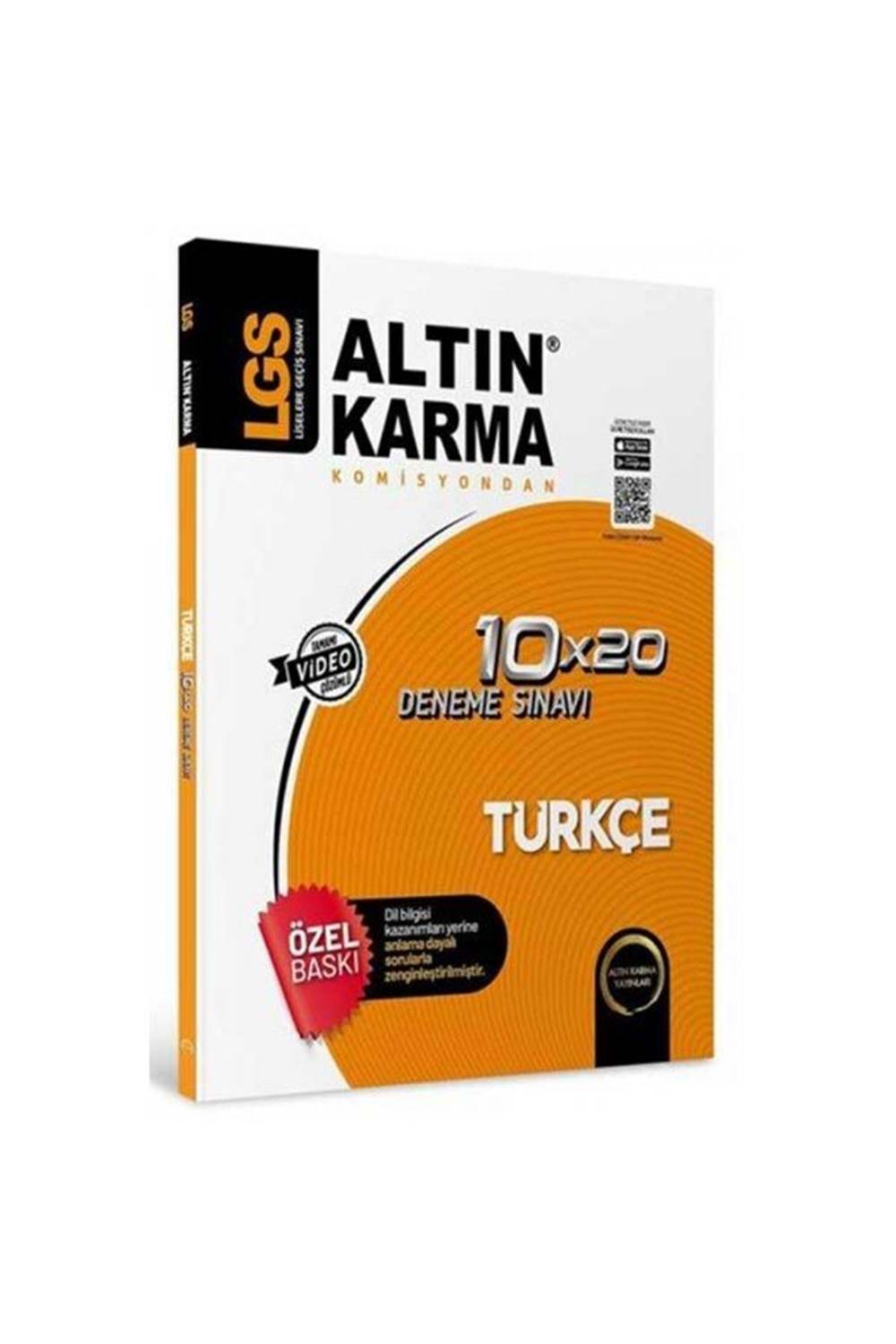 Altınkarma LGS 8.Sınıf Türkçe 10*20 Branş Deneme