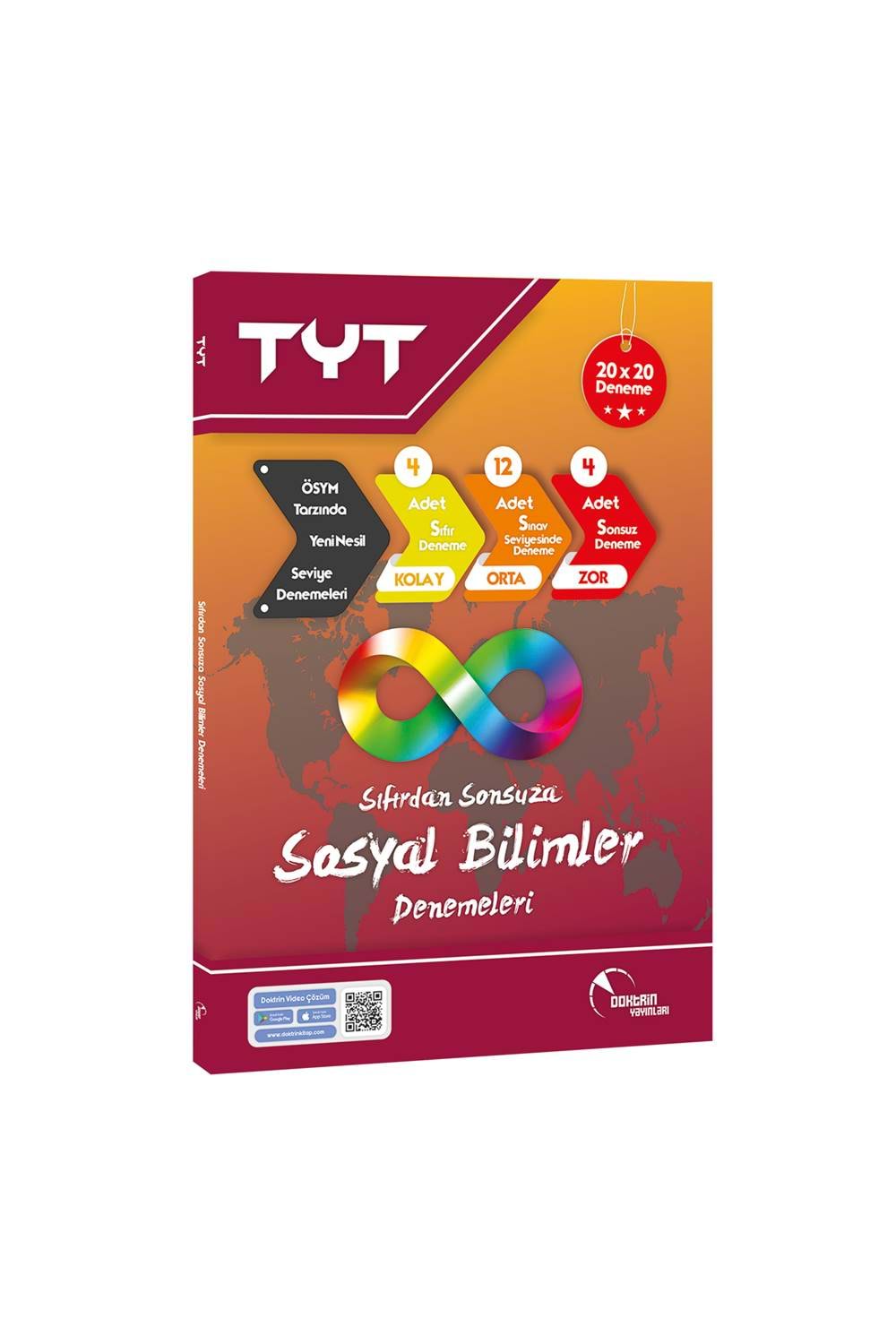 Doktrin Yayınları TYT Sosyal Bilimler 20*20 Deneme Sınavı (Video Çözümlü)