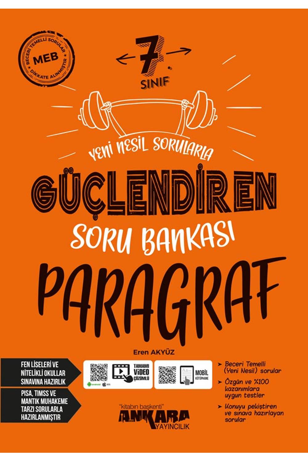 ANKARA 7.SINIF PARAGRAF SORU SORU BANKASI