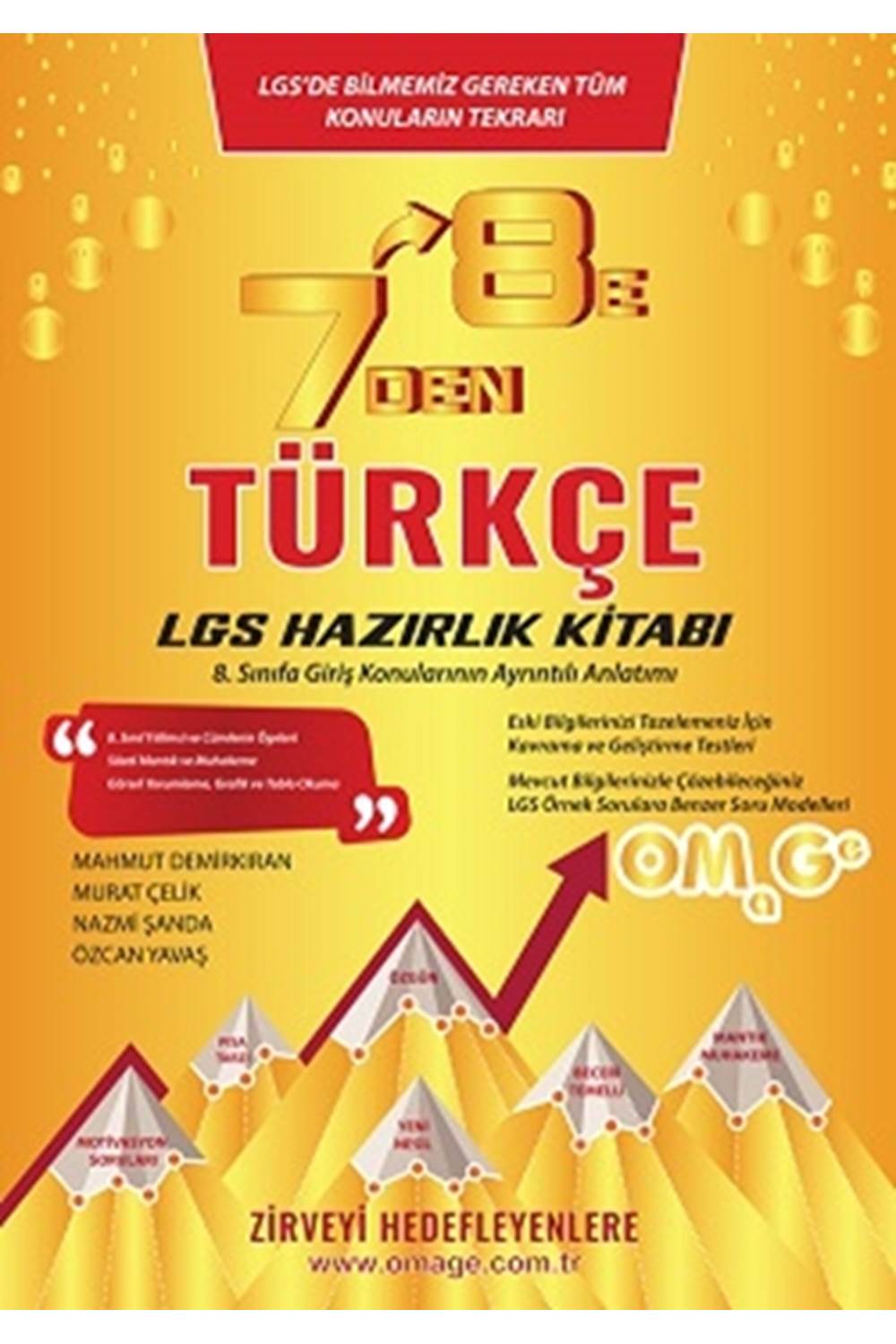 NARTEST 7 DEN 8 E LGS TÜRKÇE HAZIRLIK KİTABI