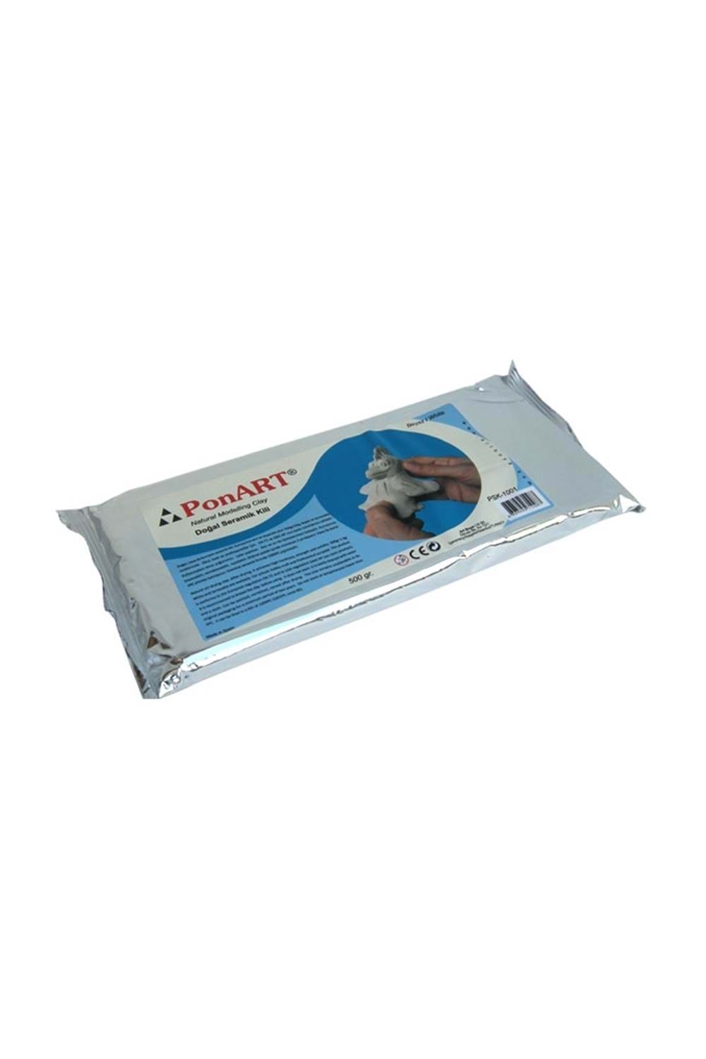 PONART SERAMİK KİL 500GR BEYAZ