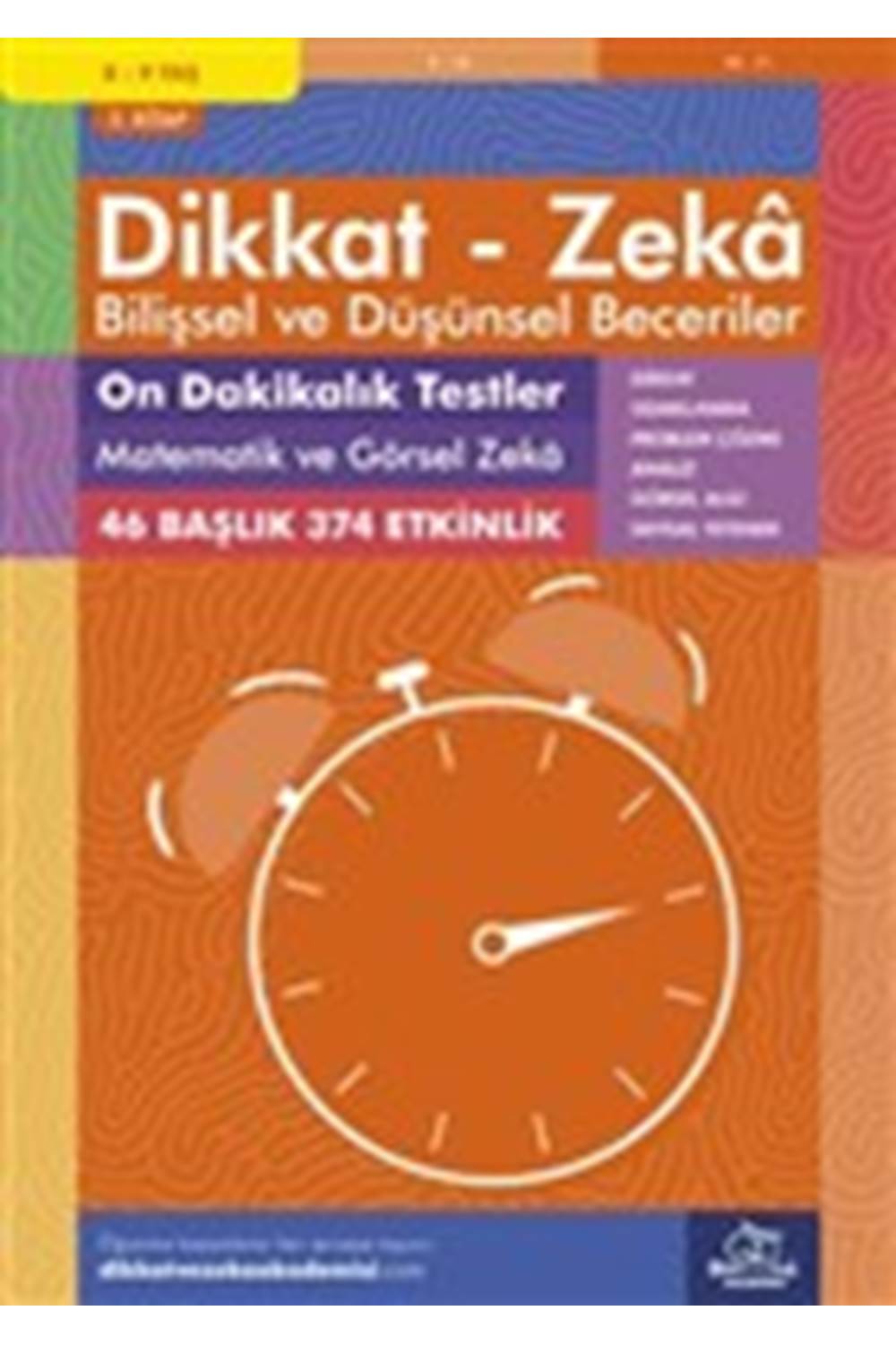 On Dakikalık Testler - Matematik ve Görsel Zeka (8 - 9 Yaş) - Dikkat Zeka