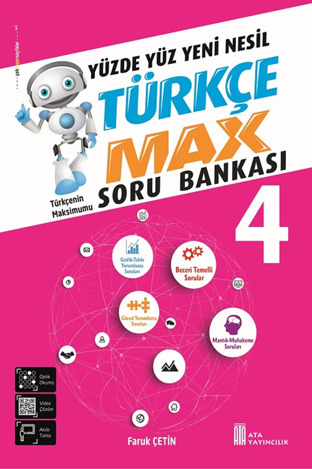 ATA 4. SINIF TÜRKÇE-MAX BECERİ TEMELLİ TÜRKÇE SORU BANKASI
