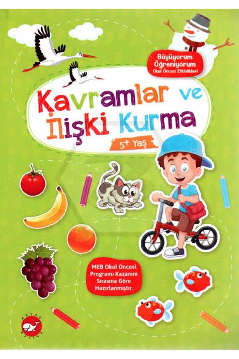 Büyüyorum Öğreniyorum Okul Öncesi Etkinlikleri Kavramlar ve İlişki Kurma 5 Yaş