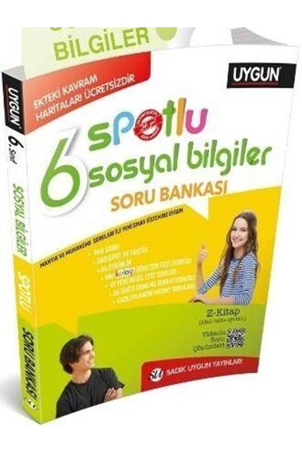Sadık Uygun Yayınları 6. Sınıf Sosyal Bilgiler Spotlu Soru Bankası