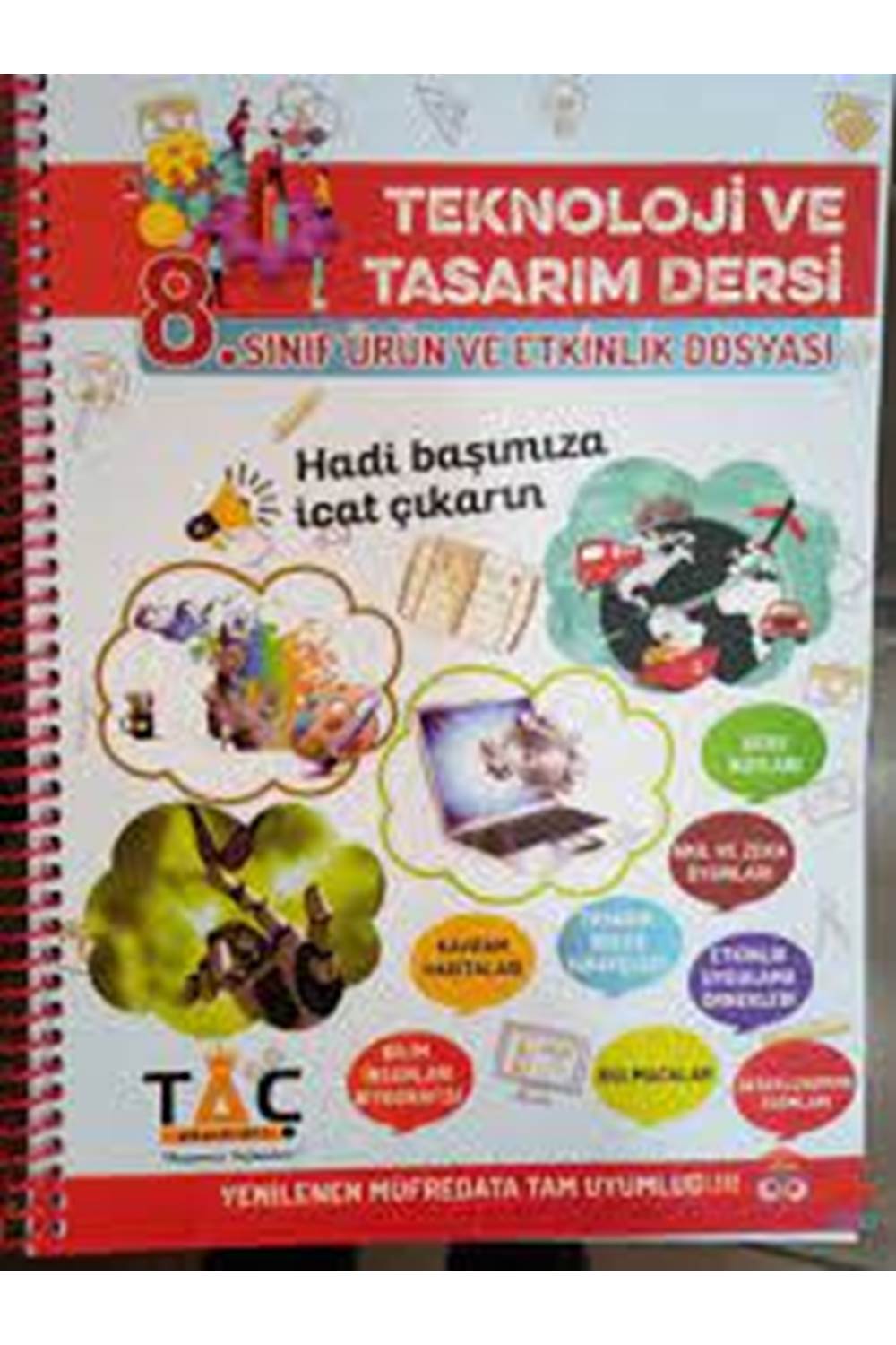 TAÇ 8. SINIF TEKNOLOJİ VE TASARIM DERSİ ÜRÜN VE ETKİNLİK AKILLI DEFTER