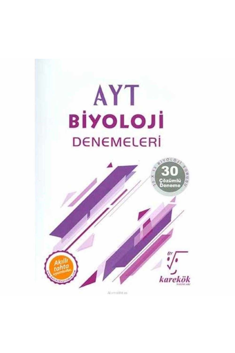 Karekök Yayıncılık AYT Biyoloji Denemeleri - 30 Çözümlü Deneme