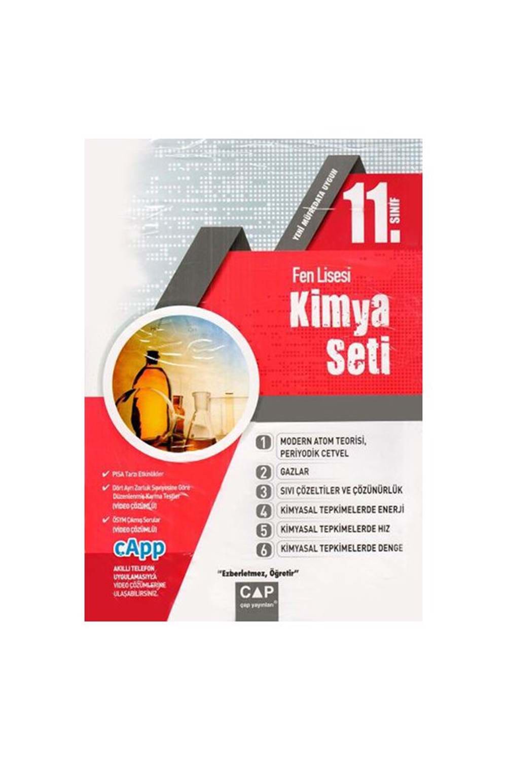 Çap Yayınları 11. Sınıf Fen Lisesi Kimya Seti