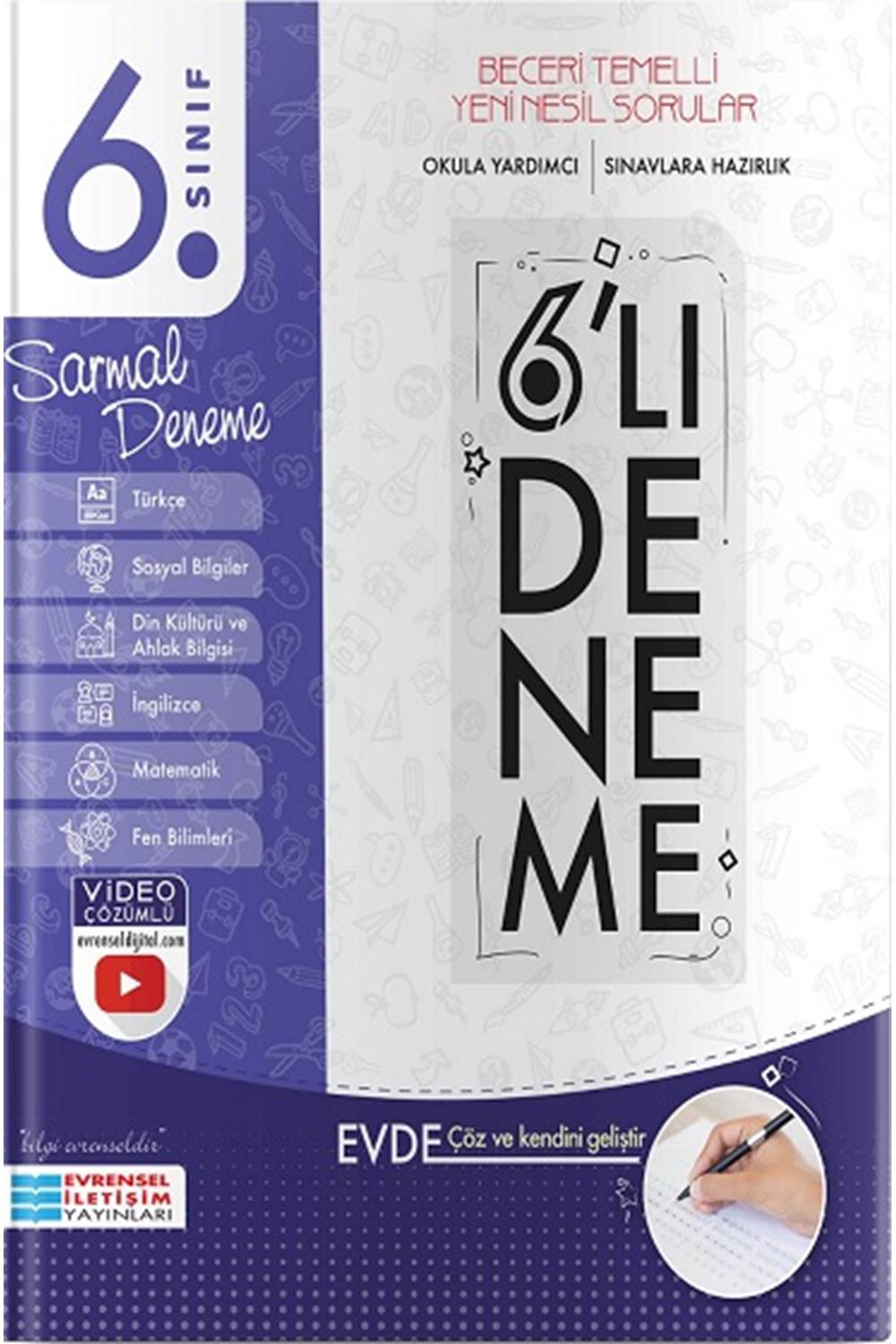Evrensel İletişim Yayınları 6. Sınıf 6`lı Sarmal Deneme
