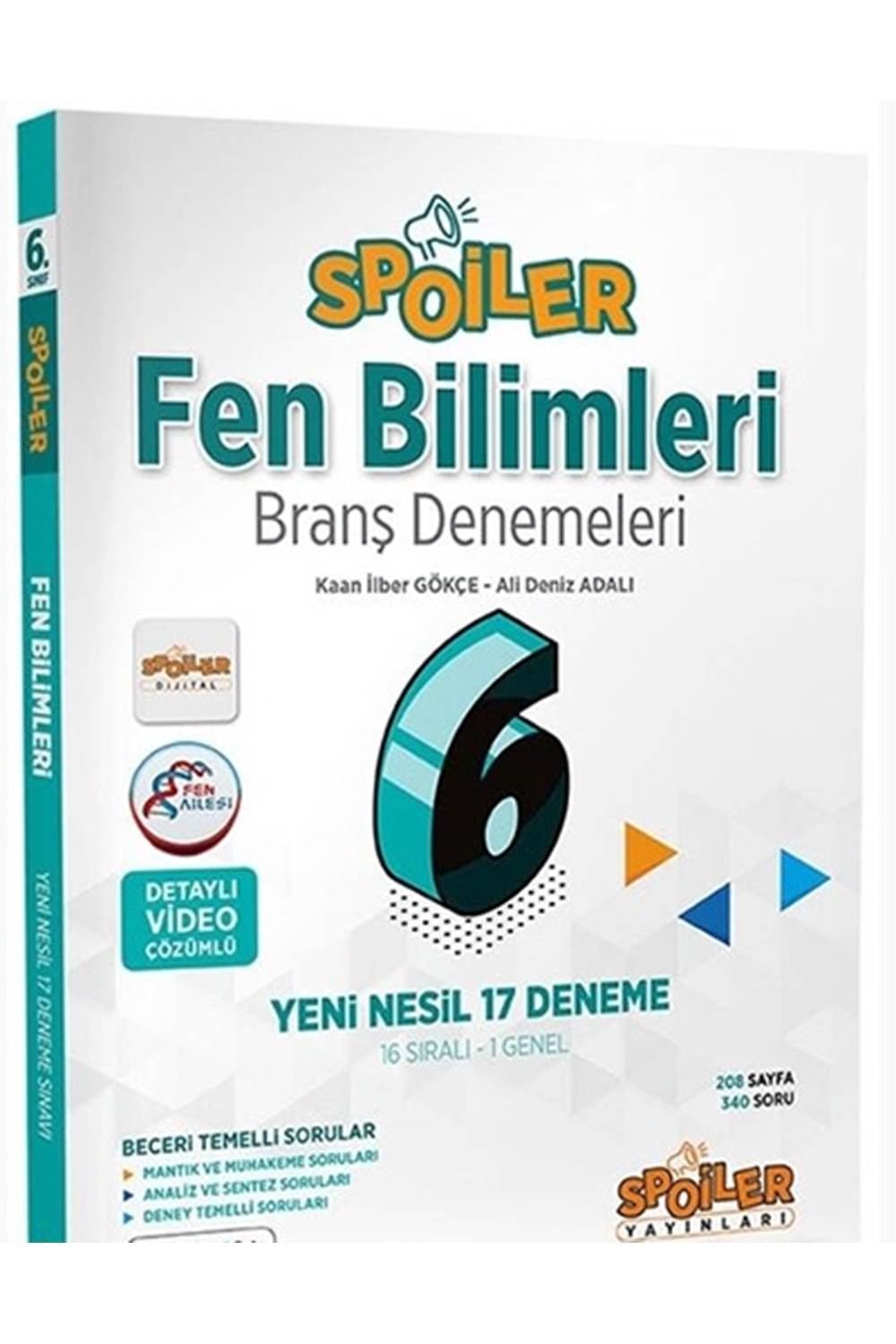 Spoiler Yayınları 6. Sınıf Fen Bilimleri 17 Deneme