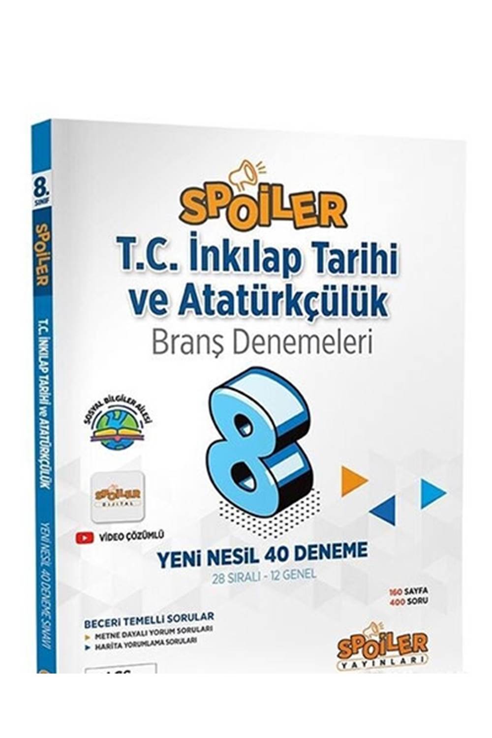 8.Sınıf Spoiler Matematik Branş Denemeleri Yeni Nesil 20 Deneme