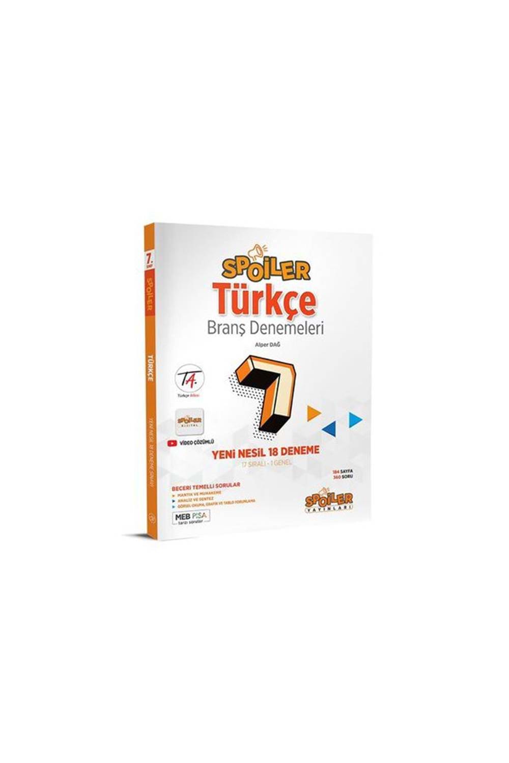 7.Sınıf Spoiler Türkçe Branş Denemeleri