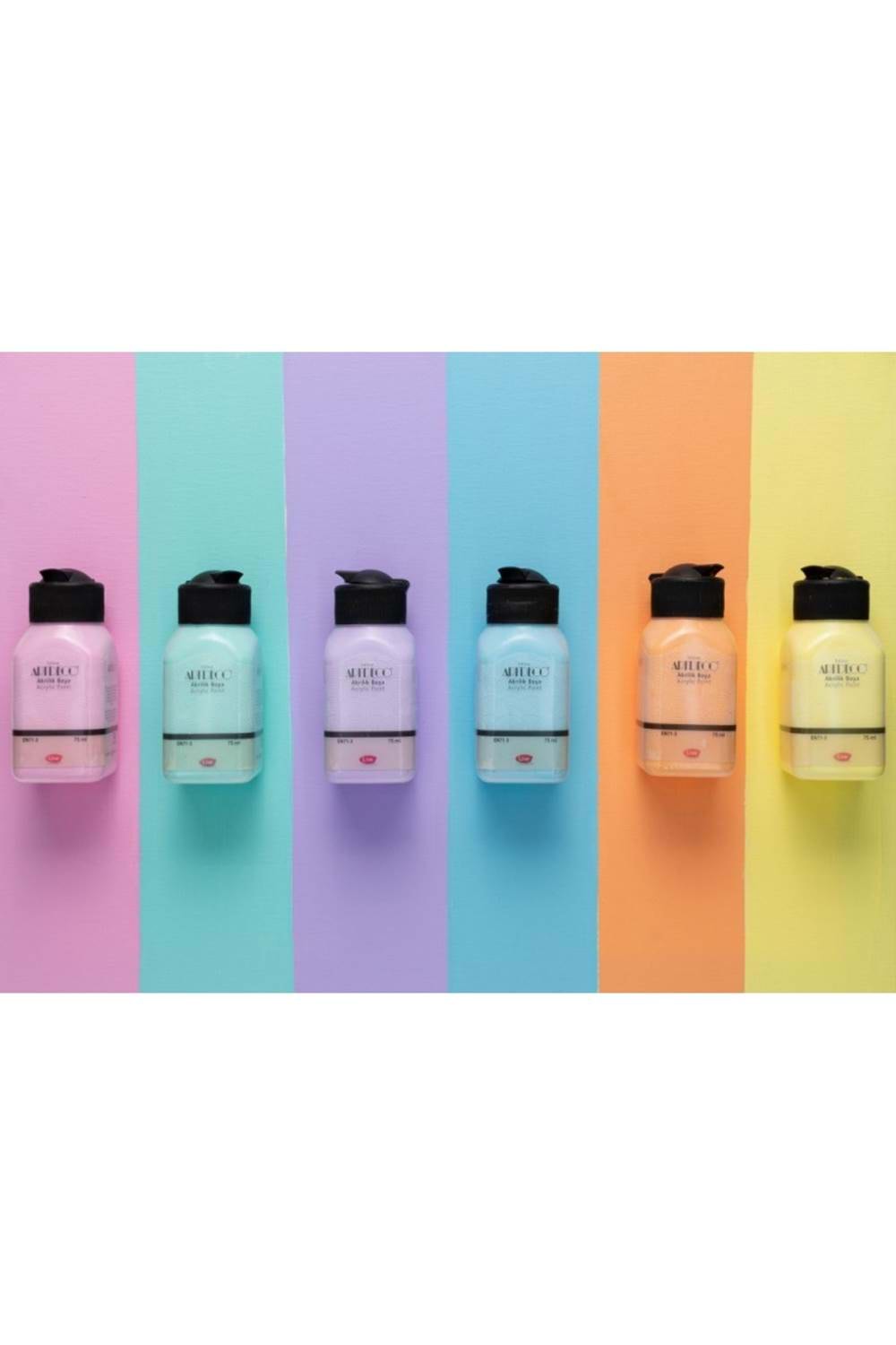 ARTDECO AKRİLİK 75ML 6LI PASTEL RENK