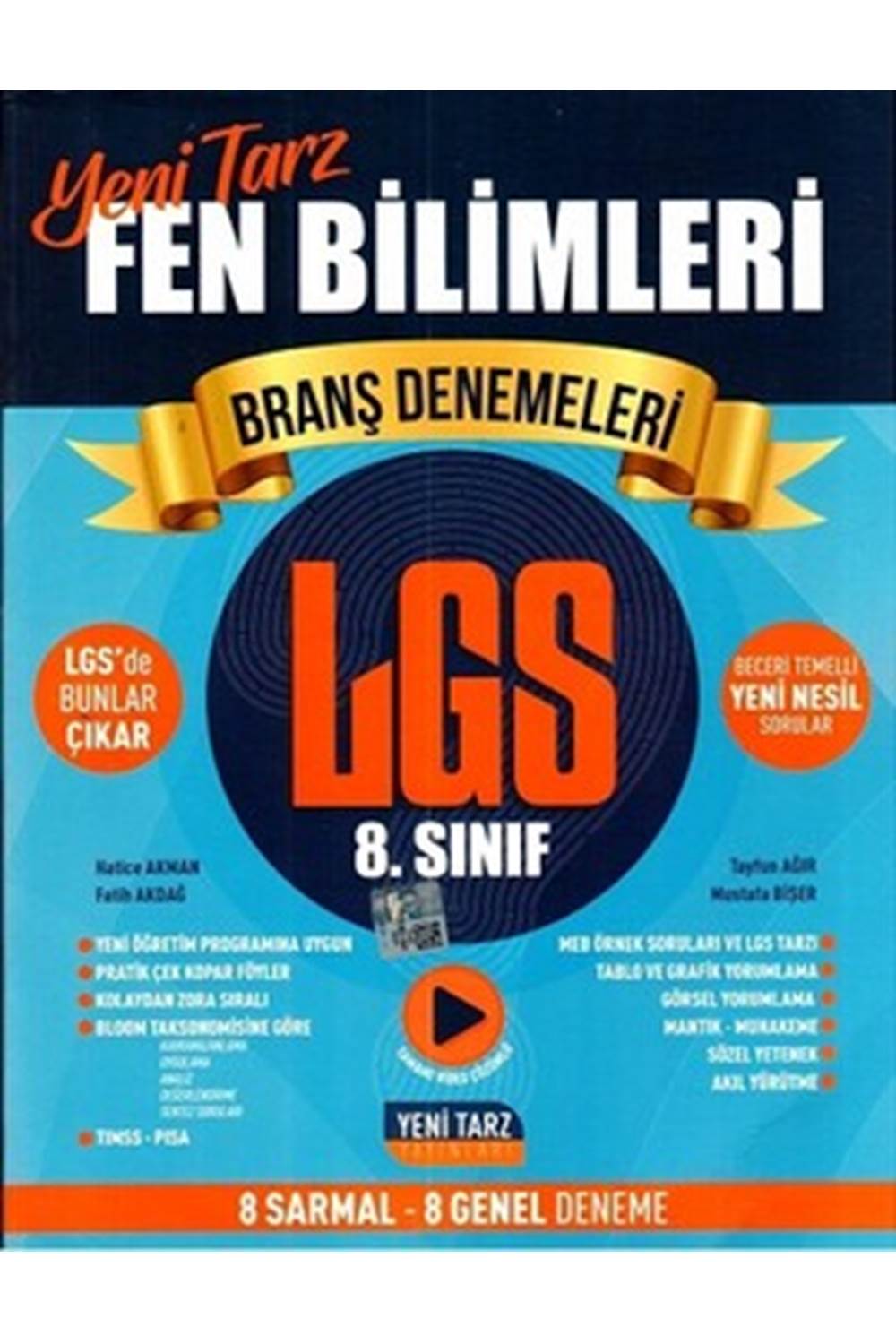 8. Sınıf LGS Fen Bilimleri Branş Denemeleri Yeni Tarz Yayınları